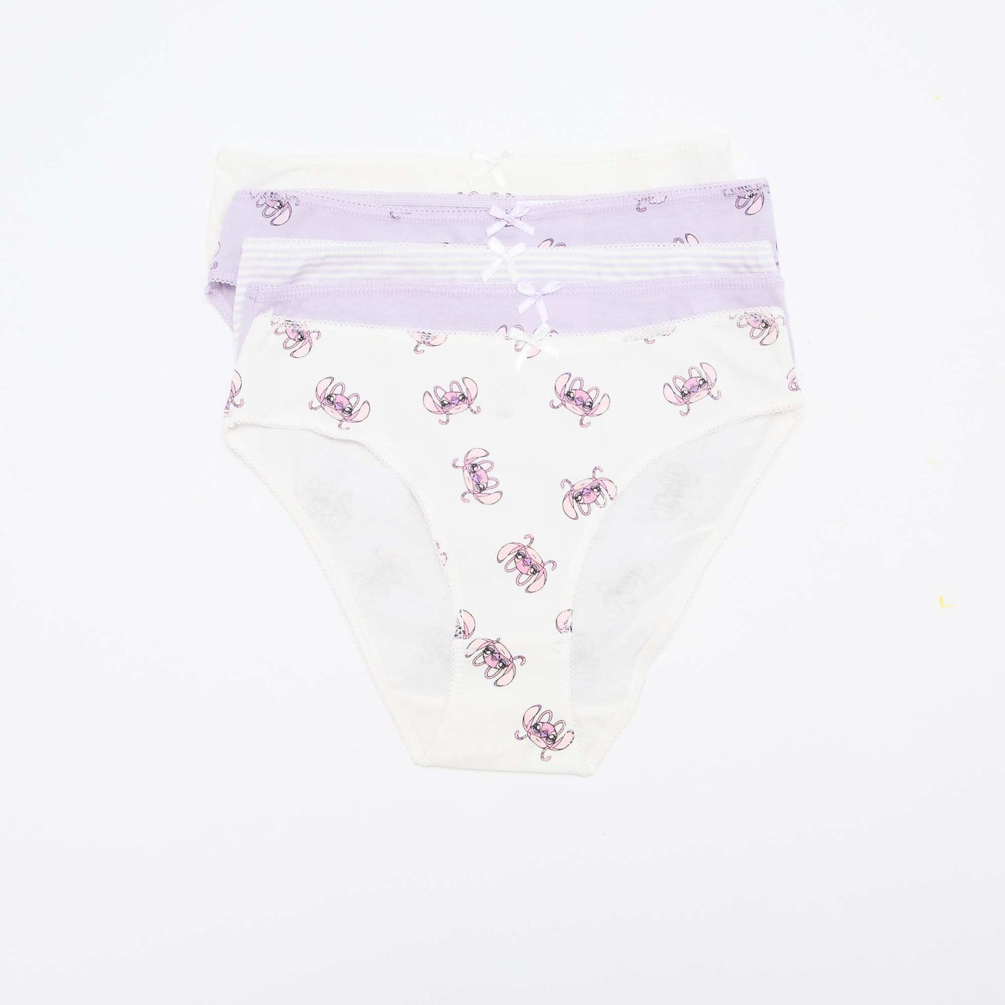 Lot de 5 culottes 'Stitch' VIOLET