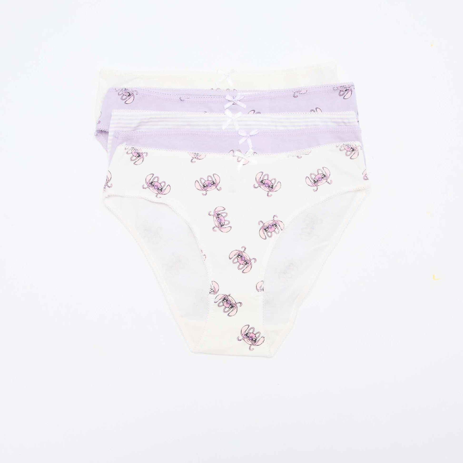 Lot de 5 culottes 'Stitch' VIOLET