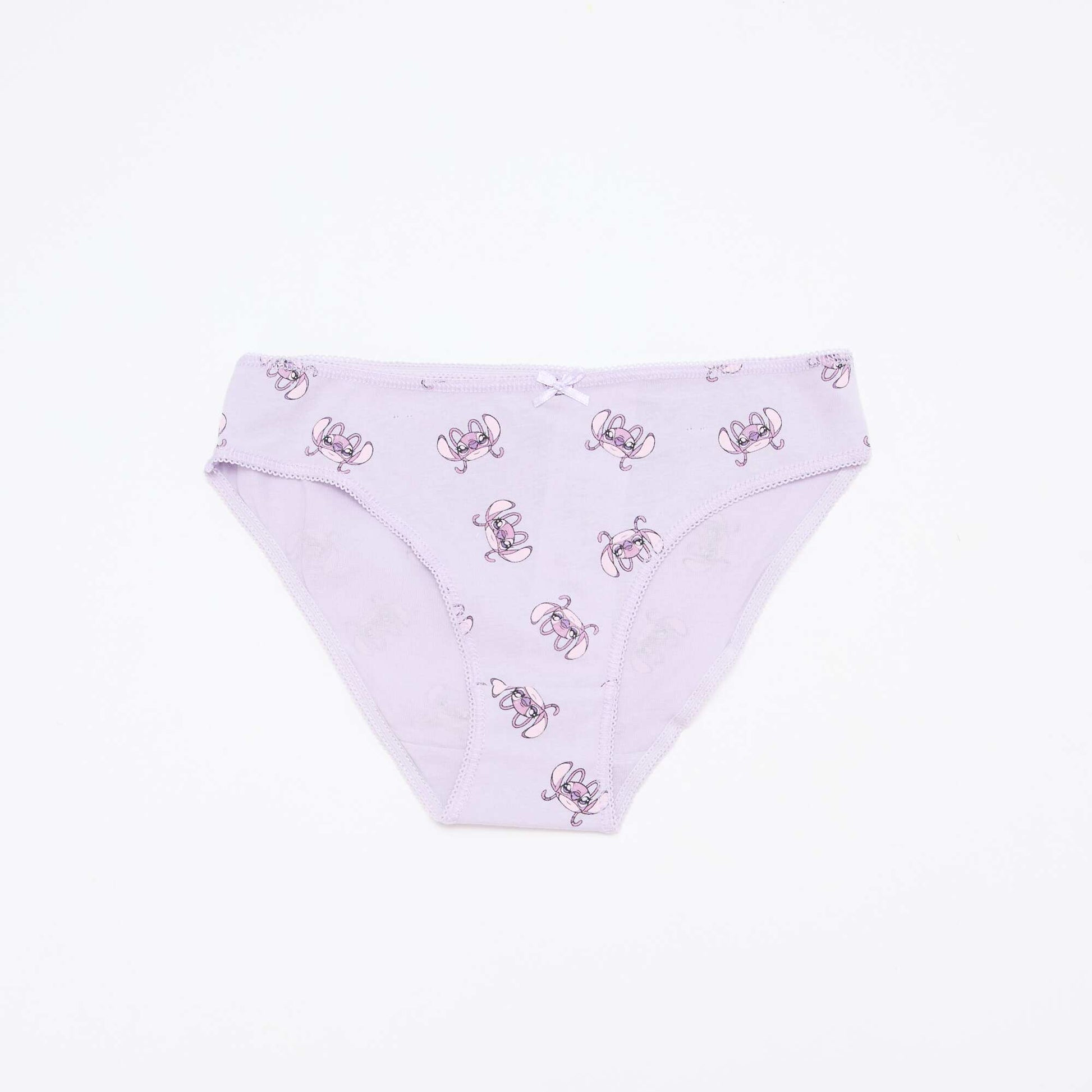 Lot de 5 culottes 'Stitch' VIOLET