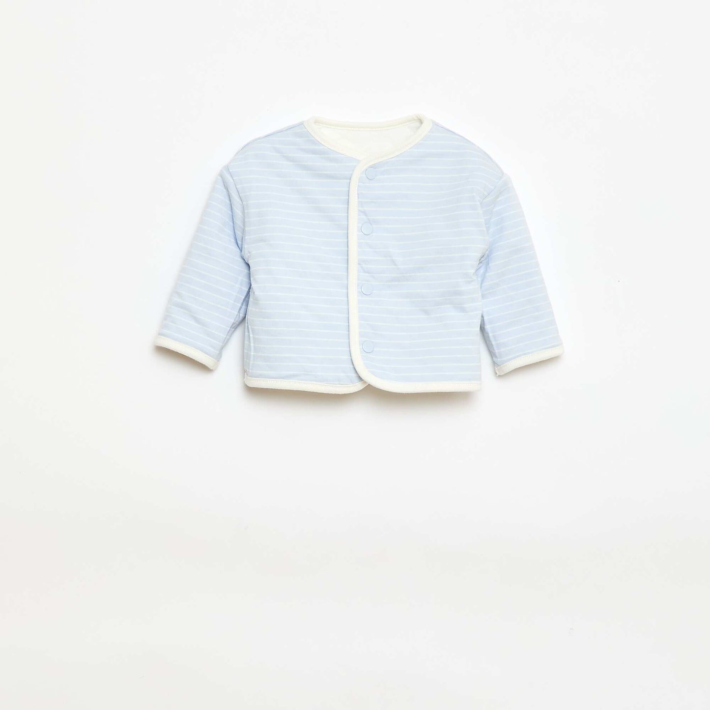Veste de naissance matelassée BLANC