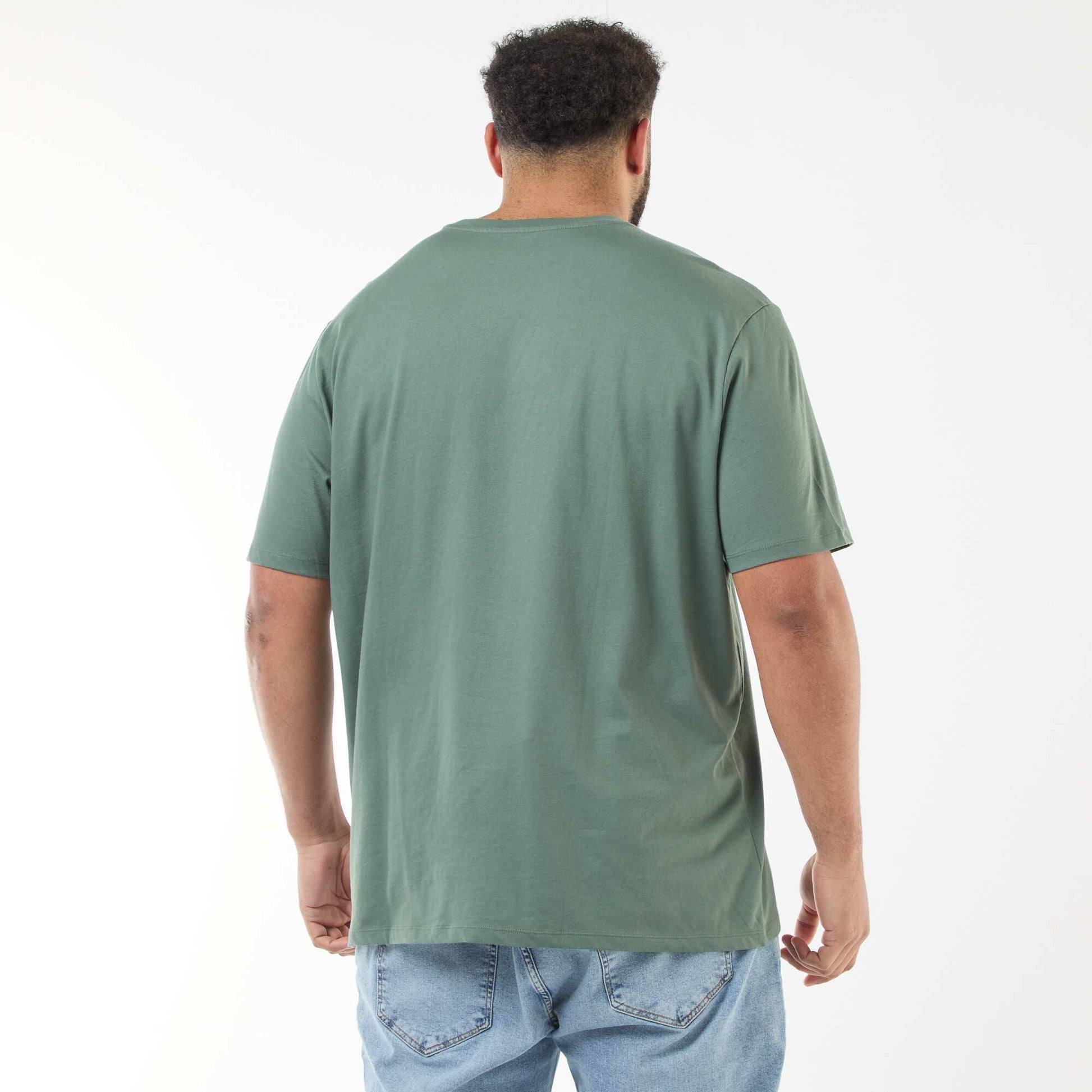T-shirt en coton au toucher doux VERT