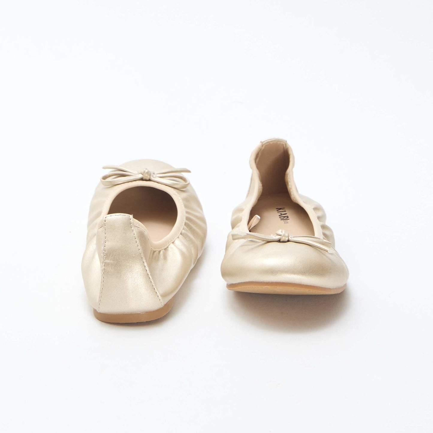Ballerines plates unie JAUNE