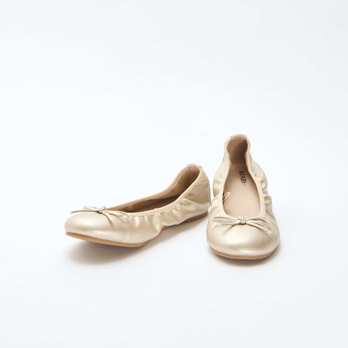 Ballerines plates unie JAUNE