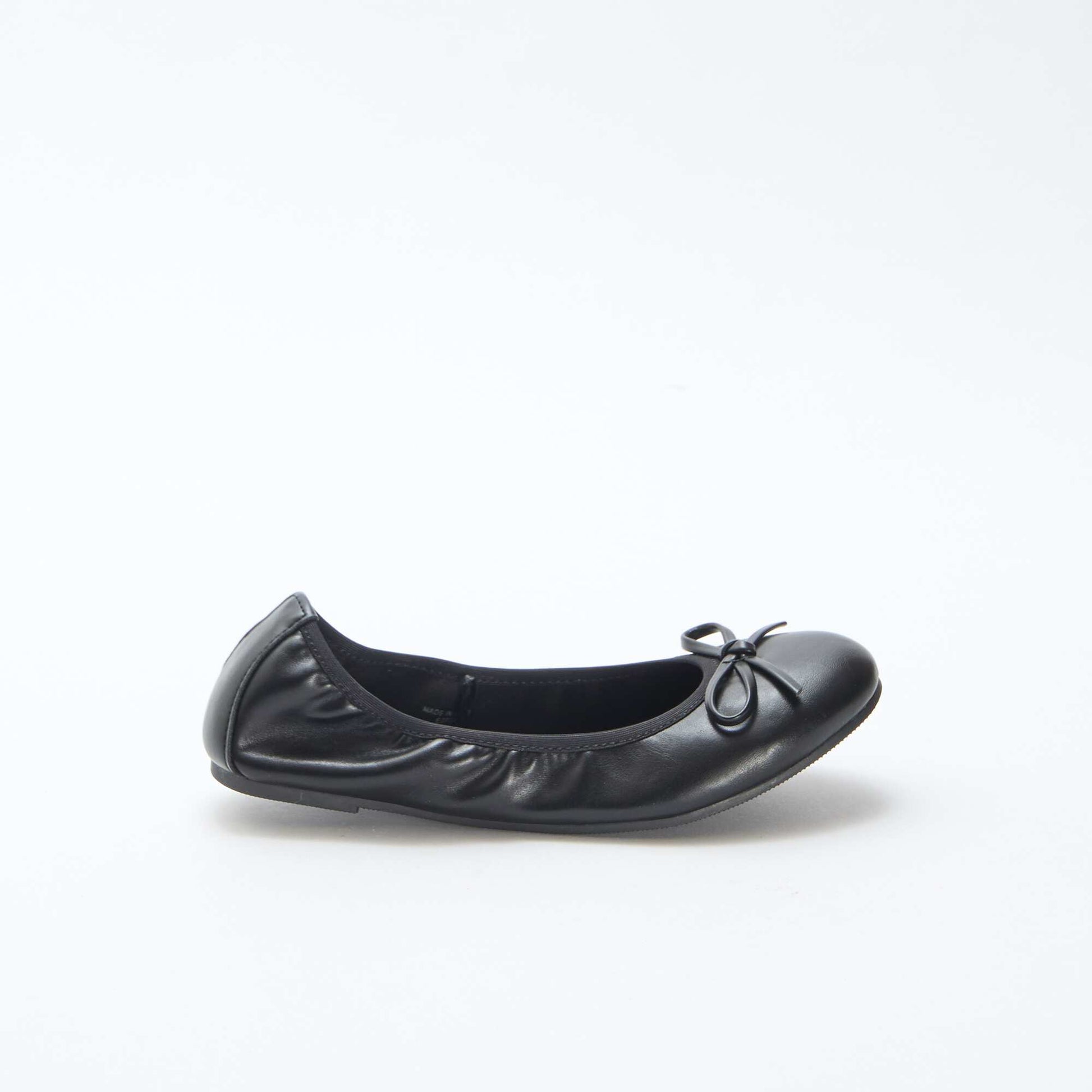 Ballerines plates unie NOIR