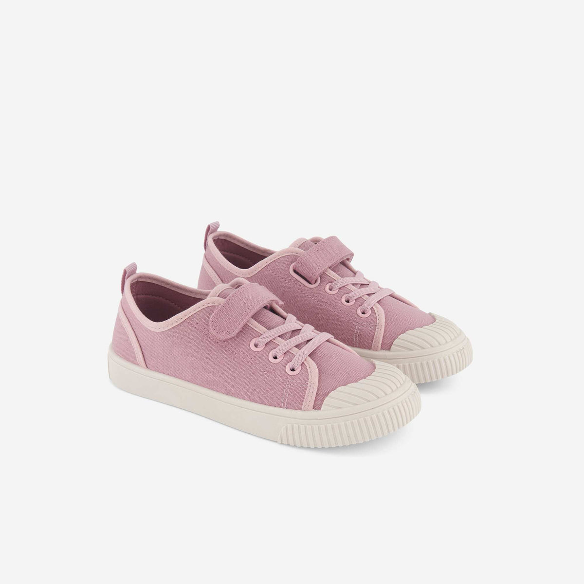 Baskets en toile imprimé damiers ROSE