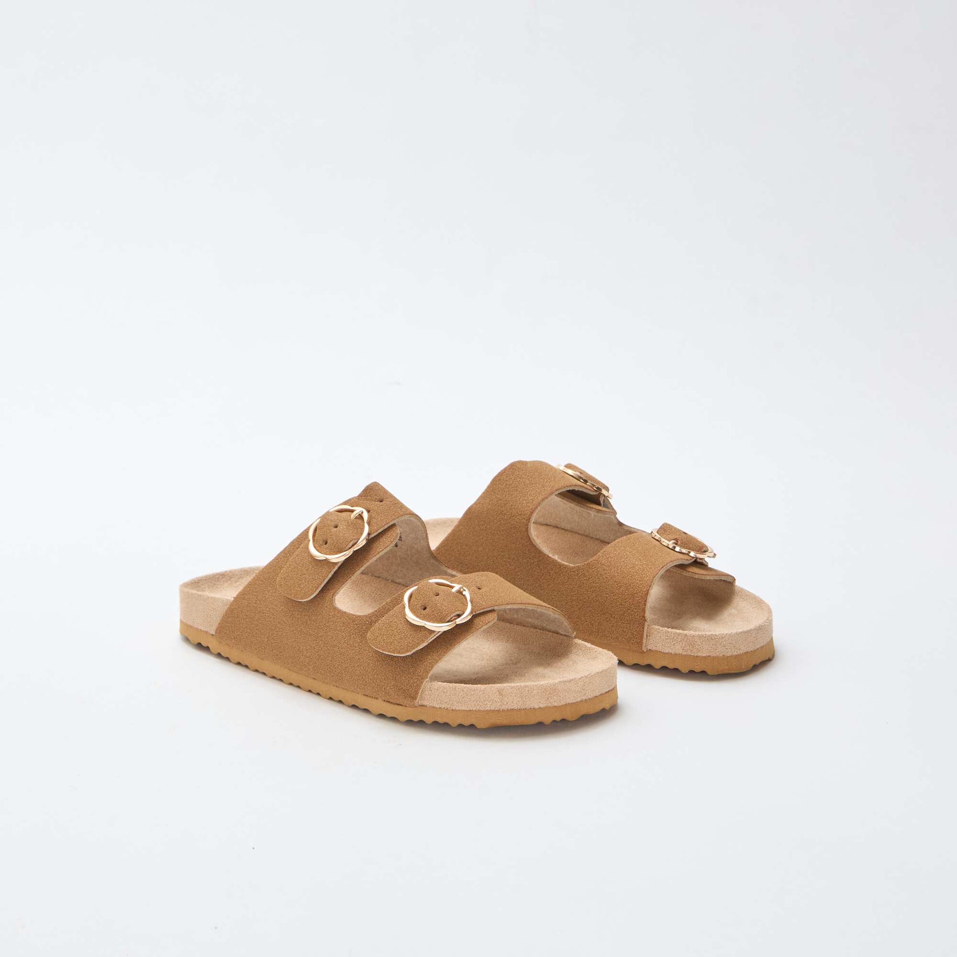 Mules double bride MARRON