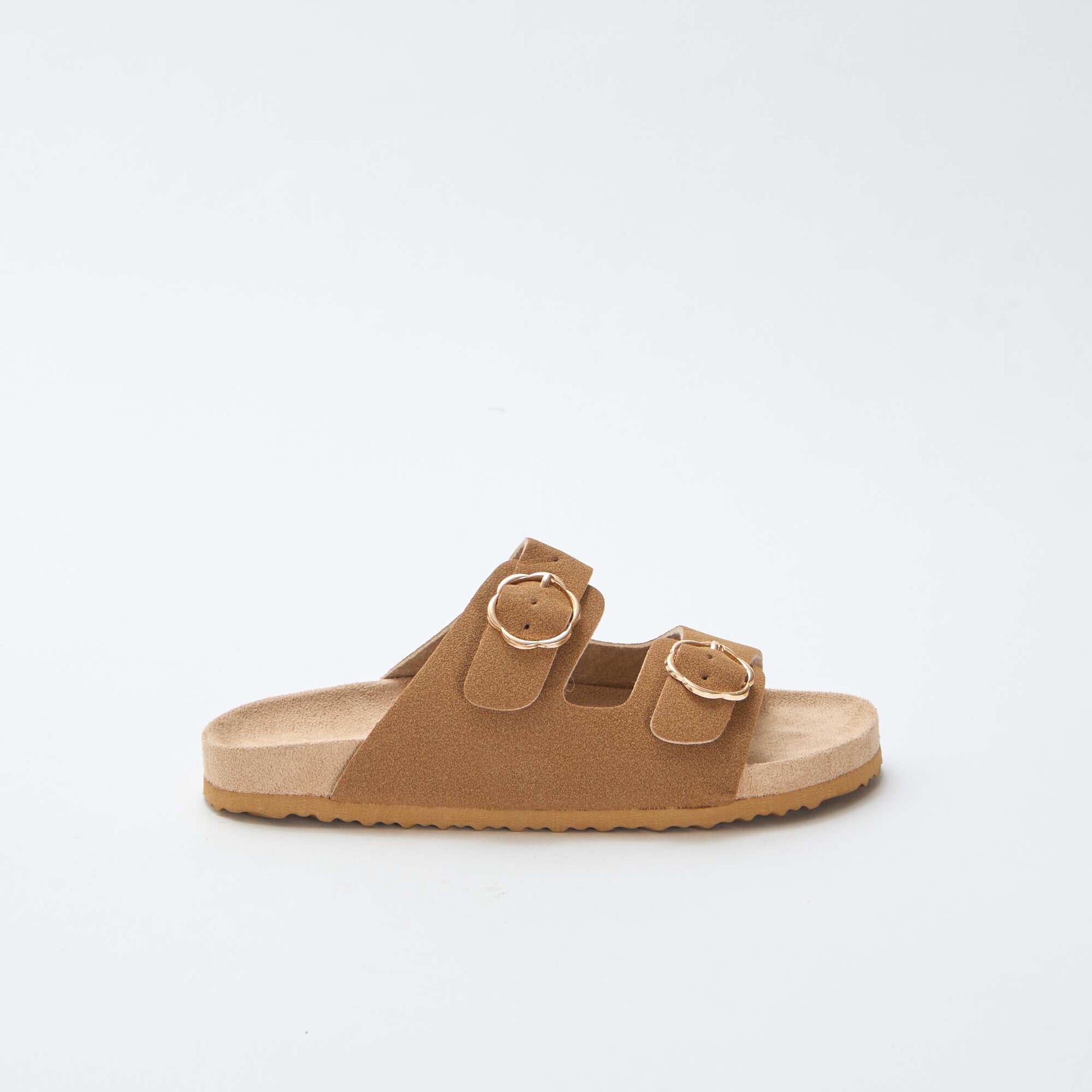 Mules double bride MARRON