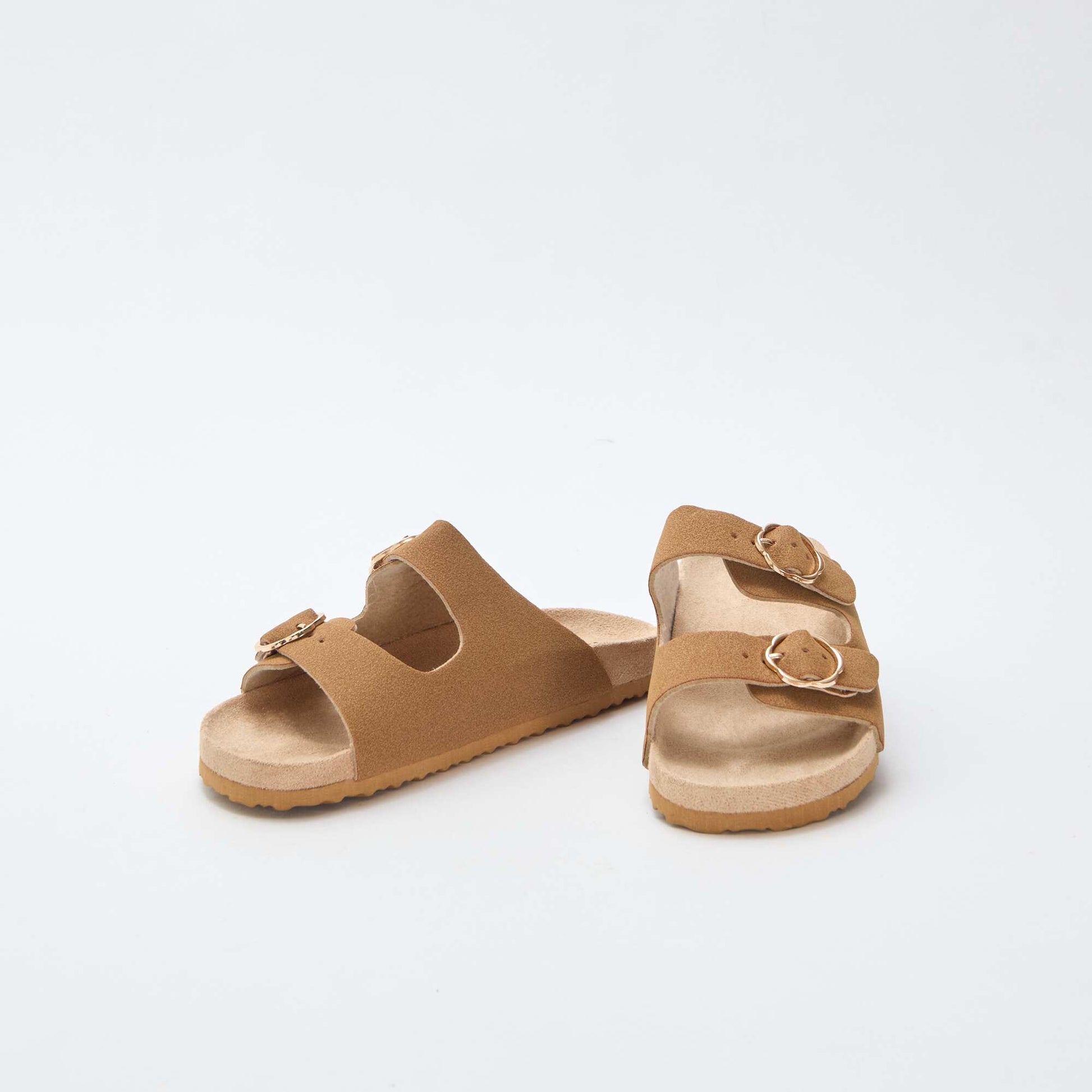 Mules double bride MARRON
