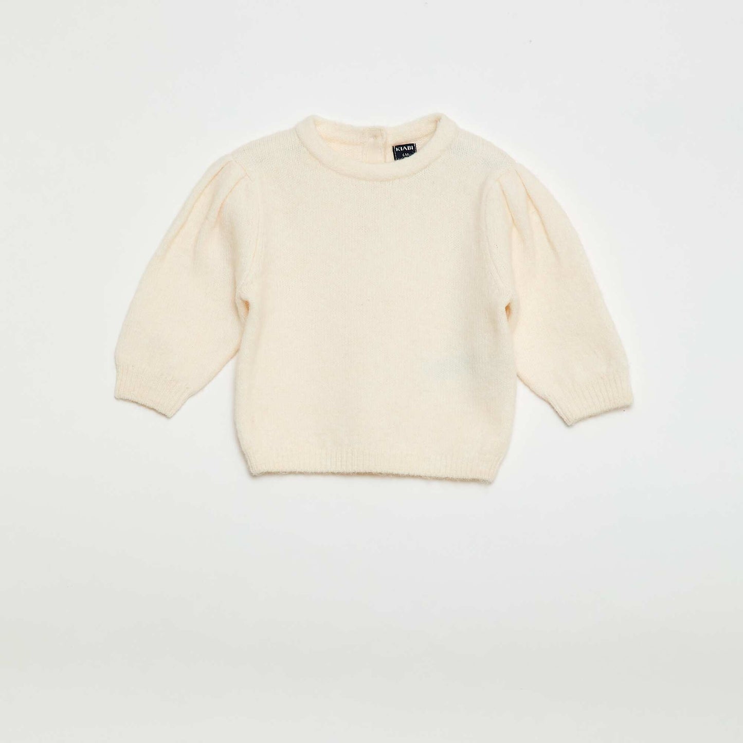 Pull en tricot avec col amovible BEIGE