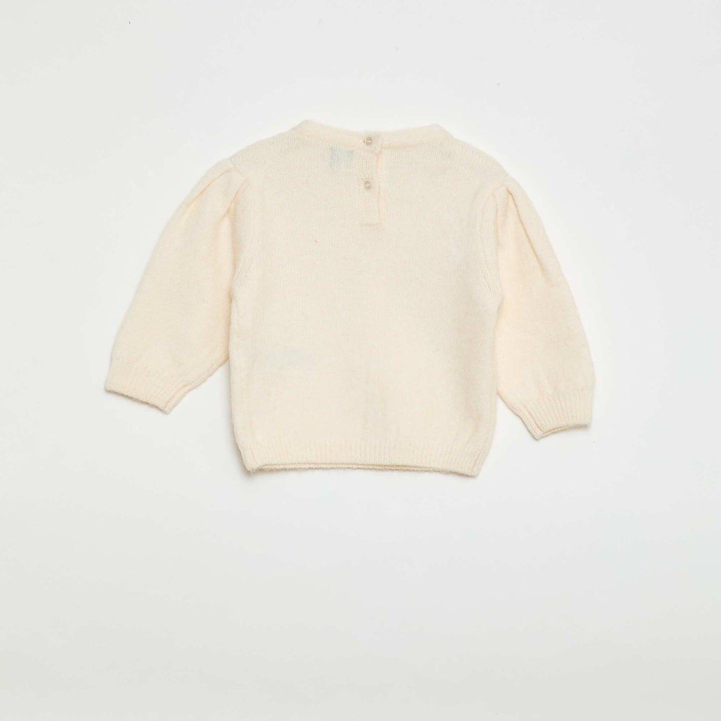 Pull en tricot avec col amovible BEIGE
