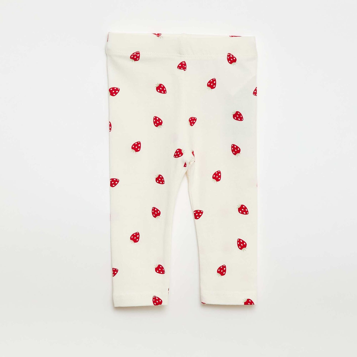 Lot de 2 leggings longs BLANC/ROUGE