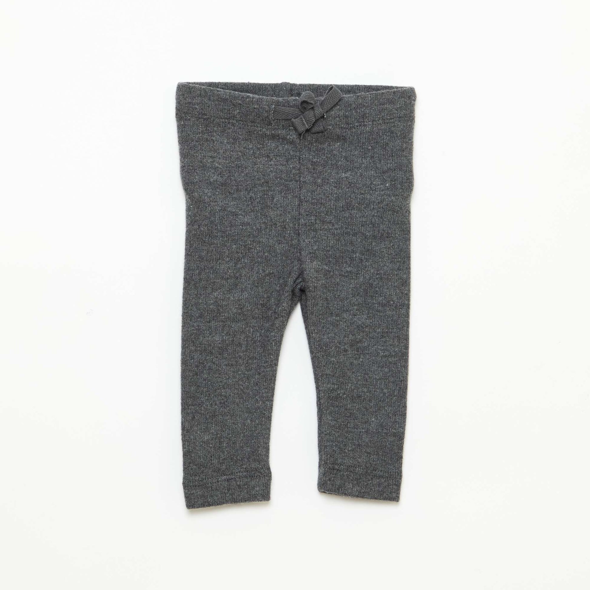 Lot de 2 leggings en maille doudou BEIGE/GRIS