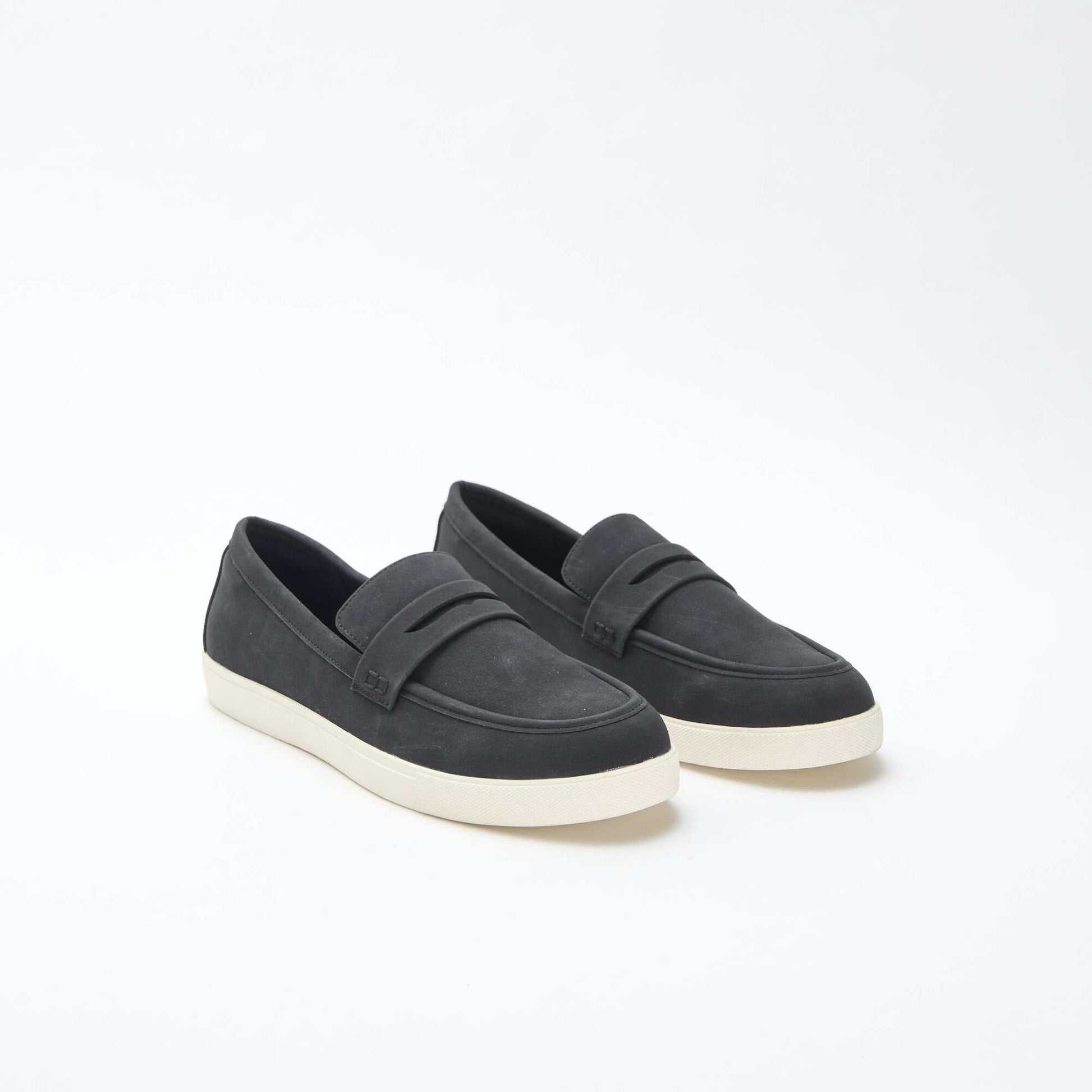Mocassins en suédine NOIR
