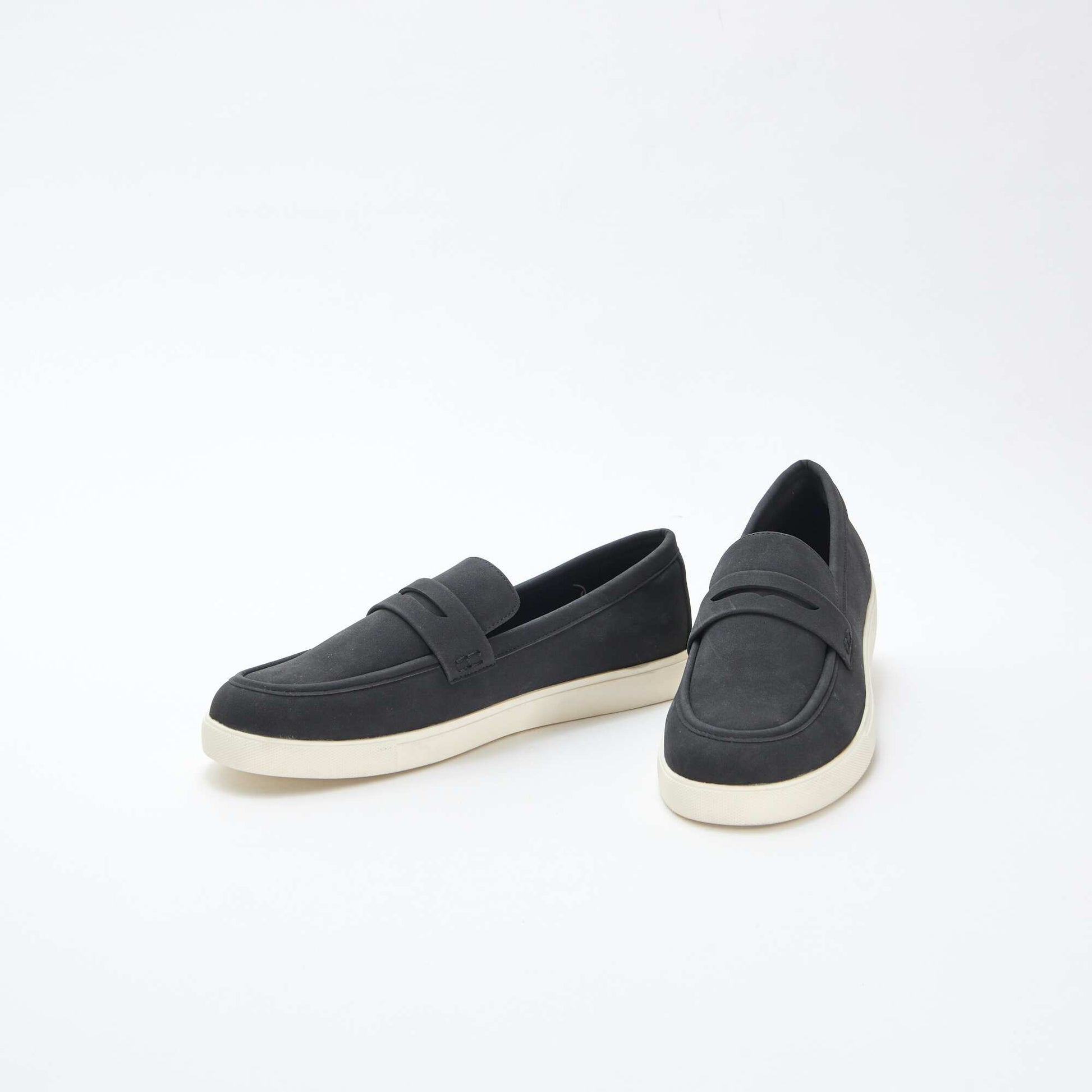 Mocassins en suédine NOIR