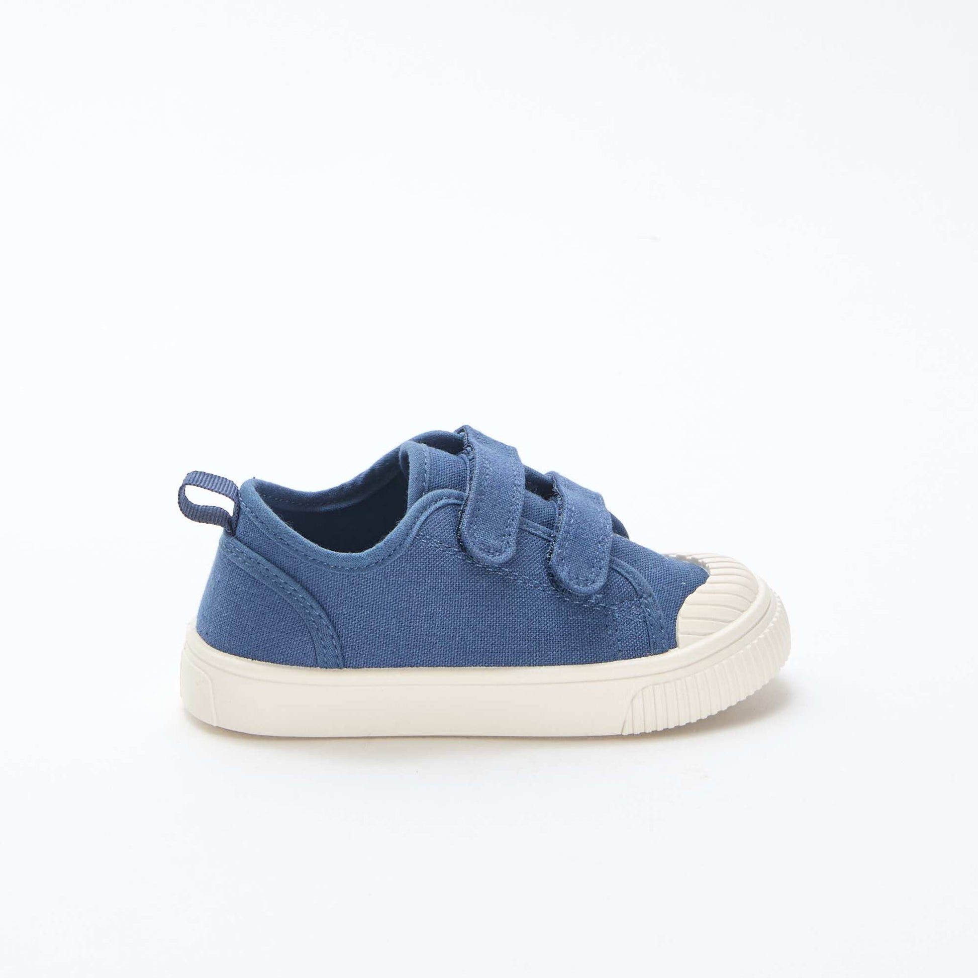Baskets en toile unie BLEU
