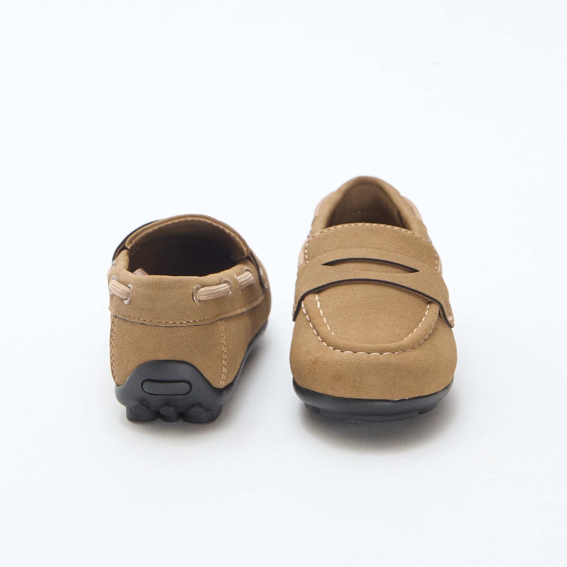 Mocassins unis MARRON