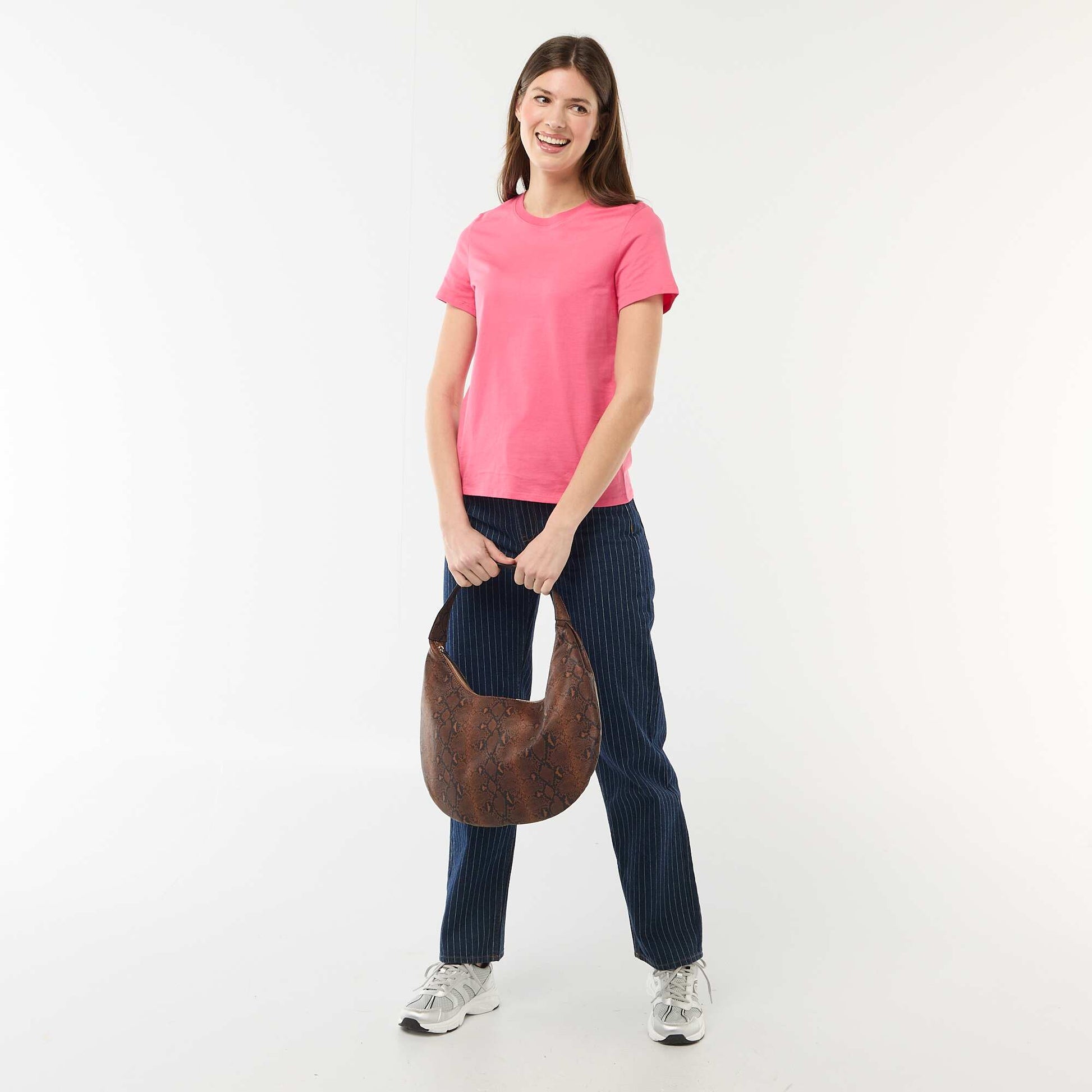 Tee-shirt en jersey manches courtes ROSE