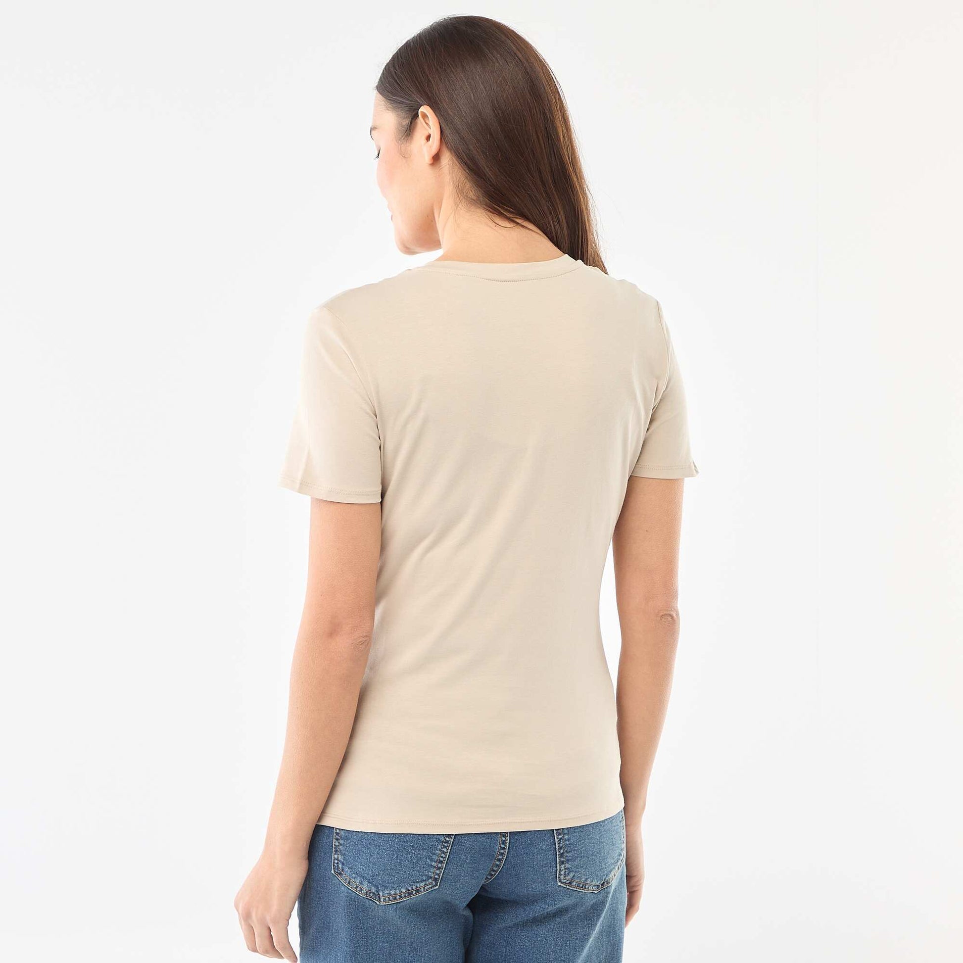 Tee-shirt basique d'allaitement GRIS