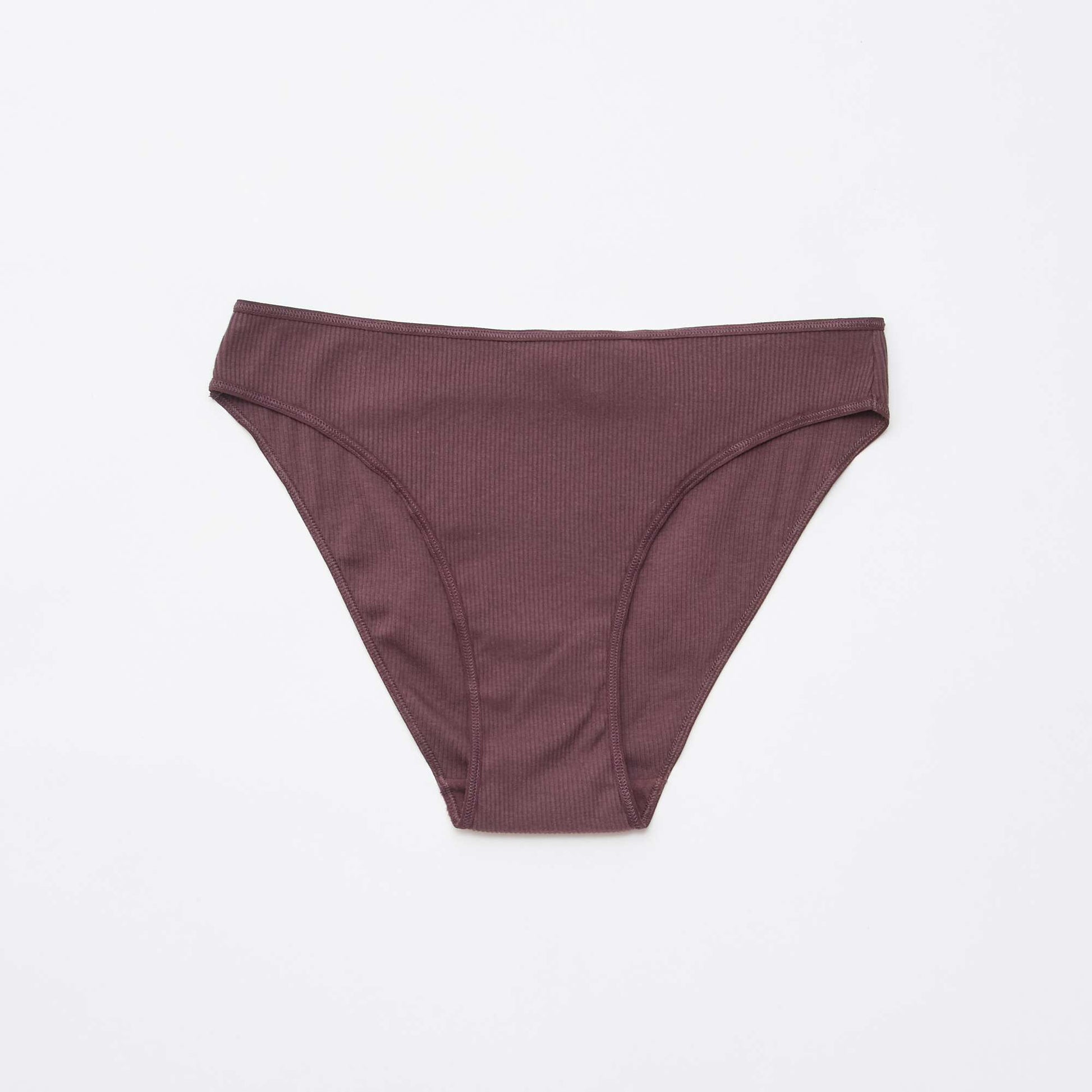Lot de 5 culottes en maille côtelée VIOLET