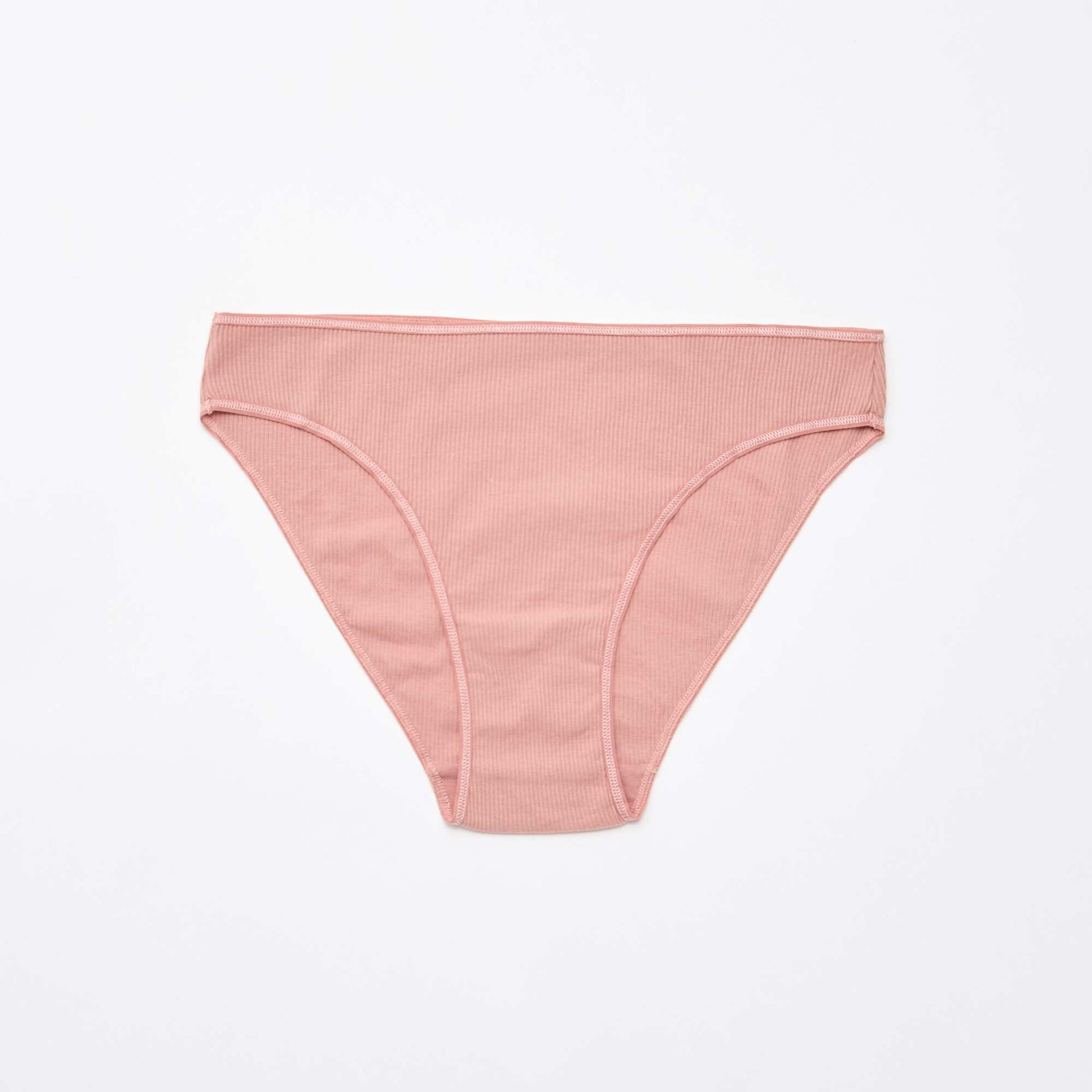 Lot de 5 culottes en maille côtelée ROSE