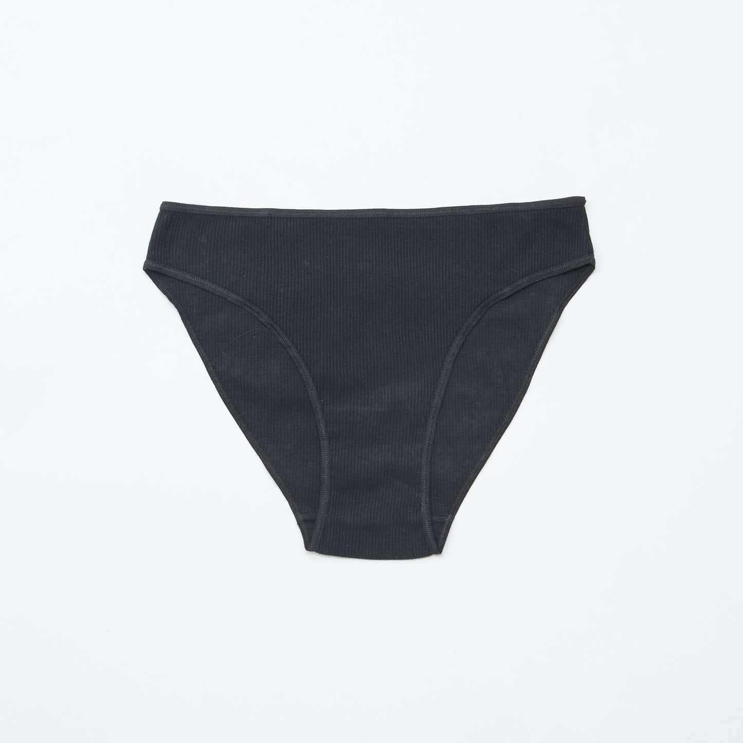 Lot de 5 culottes en maille côtelée NOIR