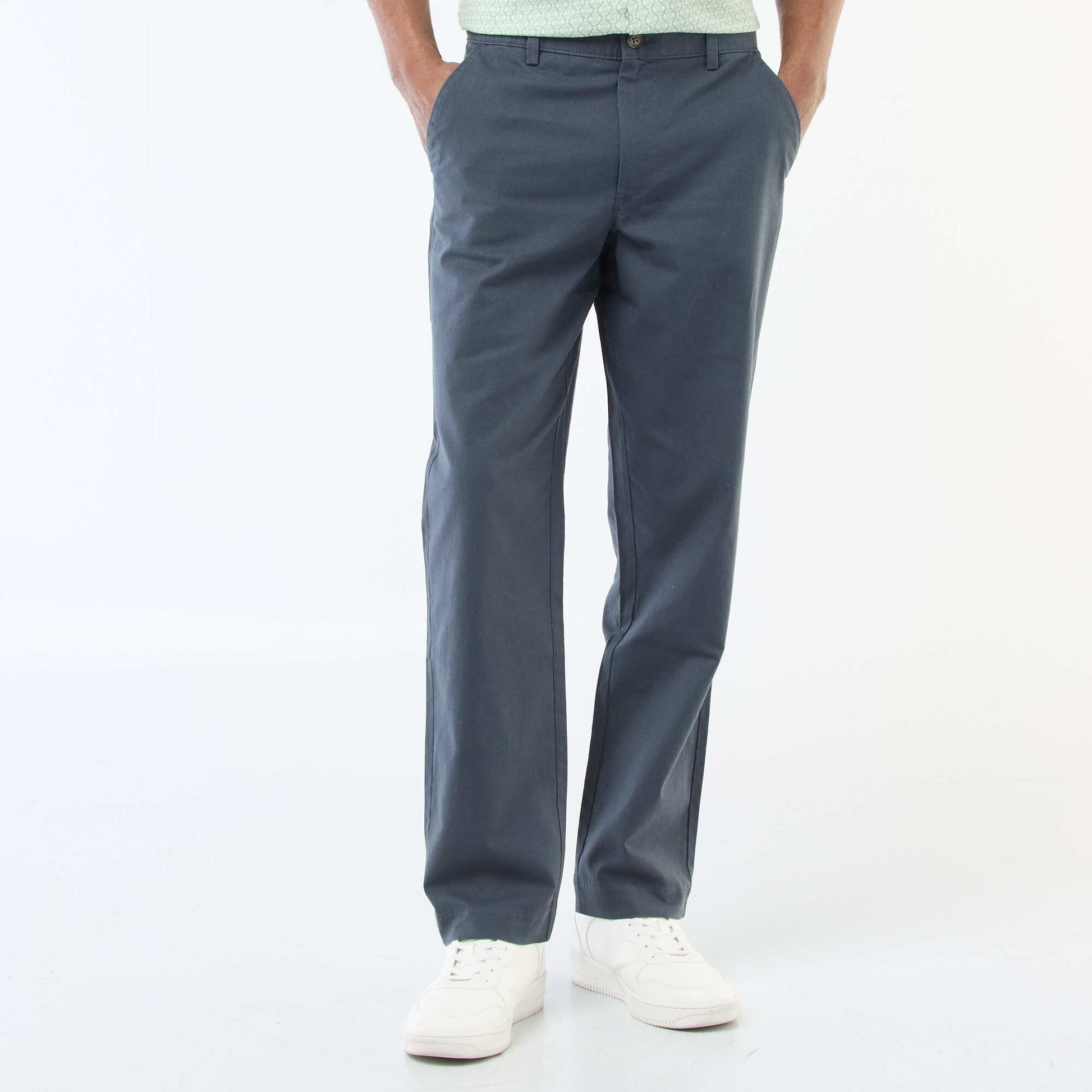 Chino uni taille standard BLEU