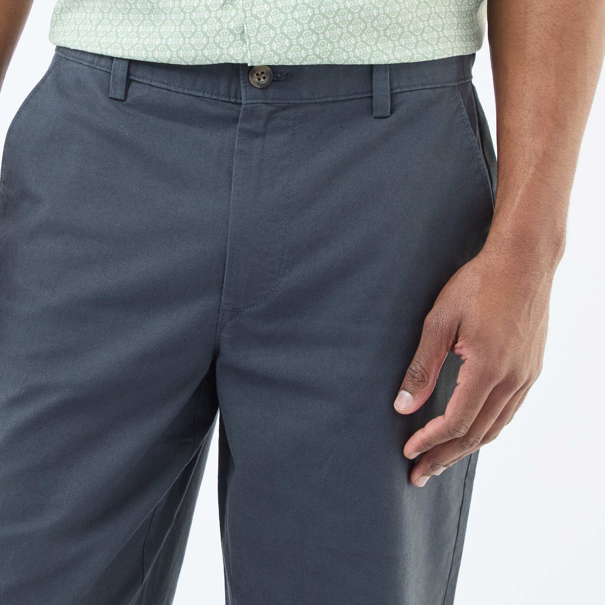Chino uni taille standard BLEU