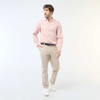 Chino uni taille standard BEIGE