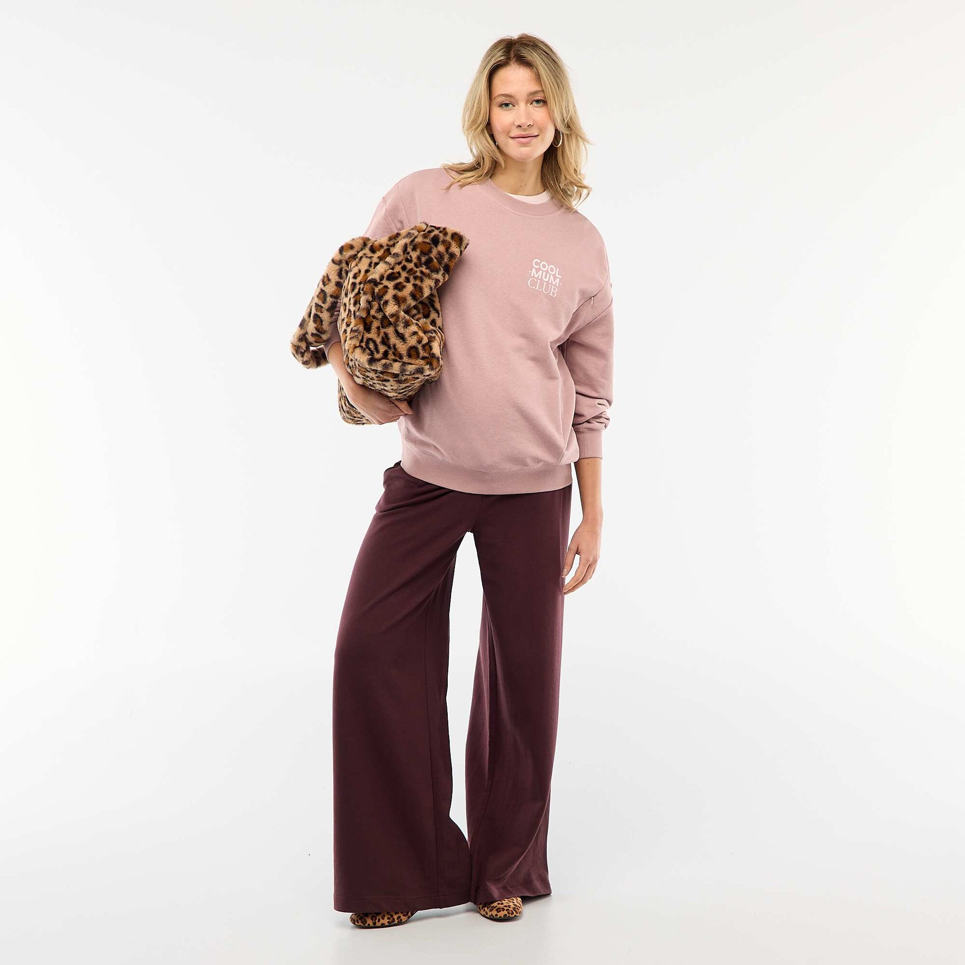 Pantalon de jogging de maternité PRUNE