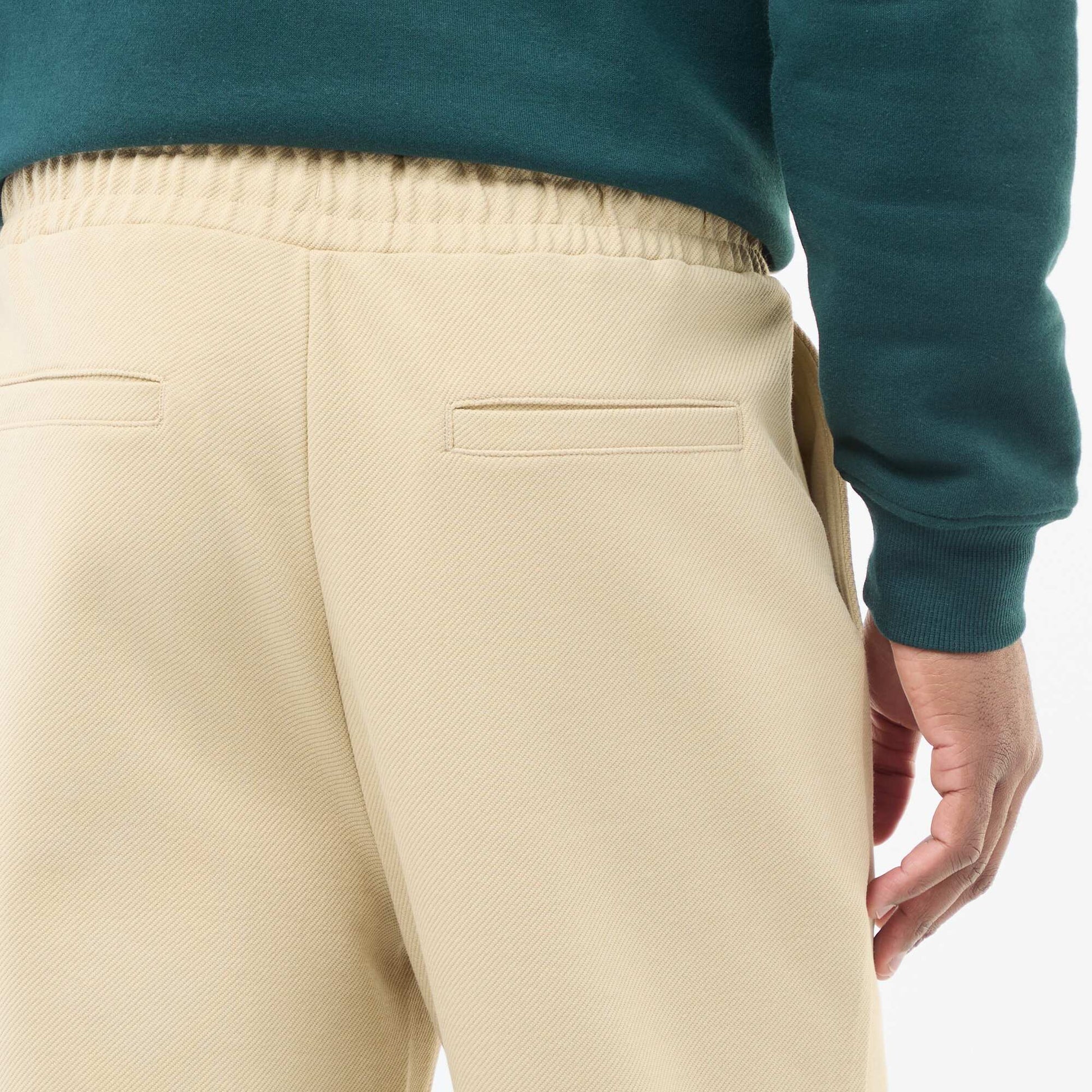Jogging en maille piquée BEIGE