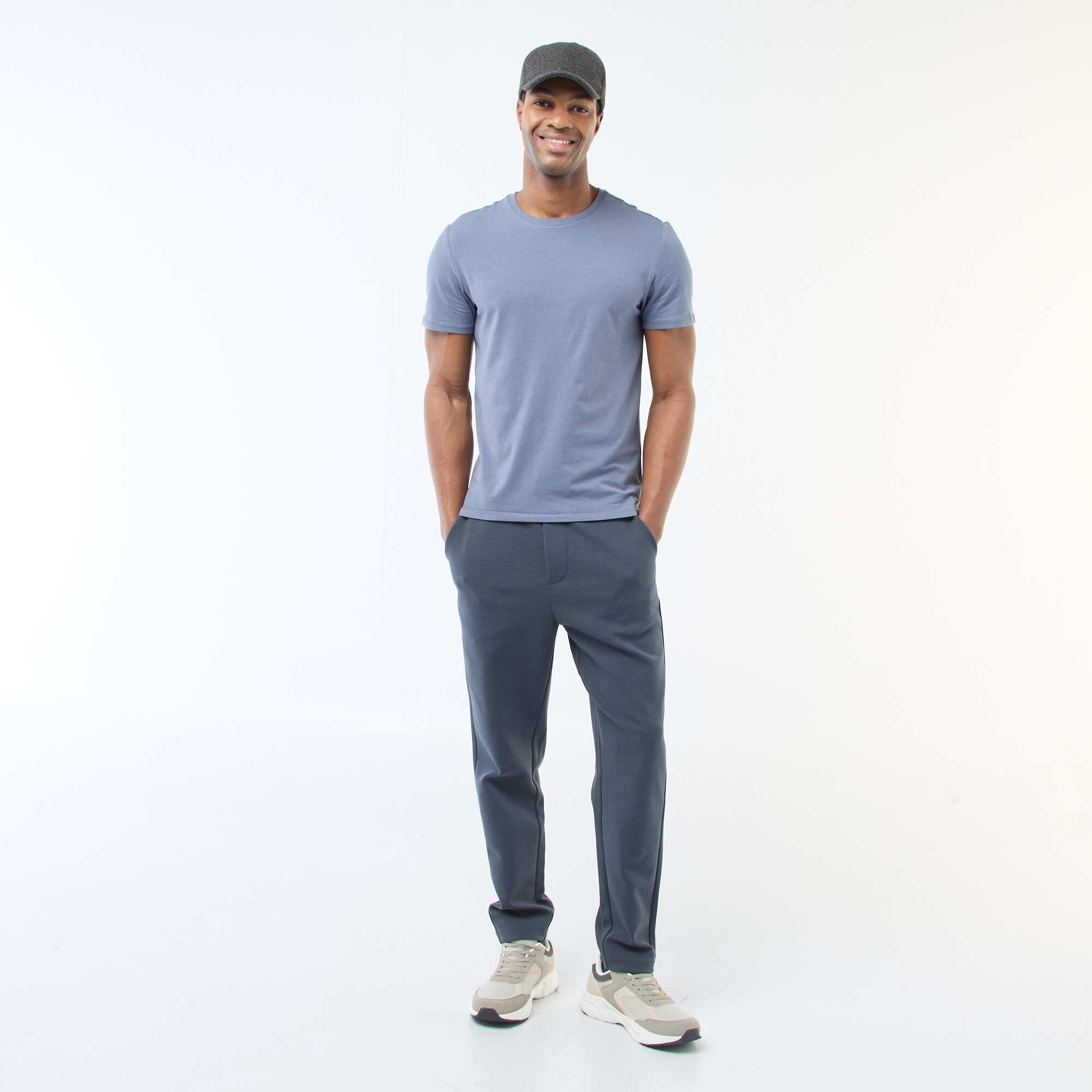Jogging en maille piquée BLEU