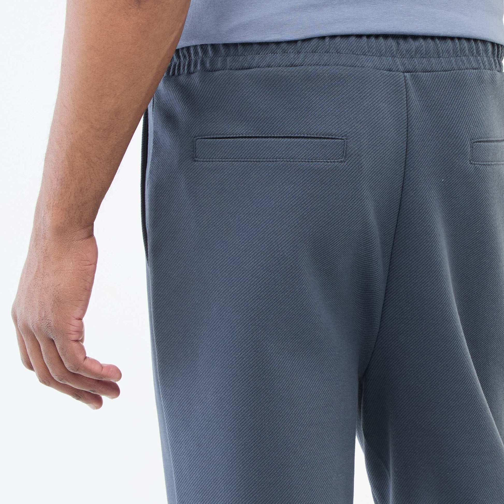 Jogging en maille piquée BLEU