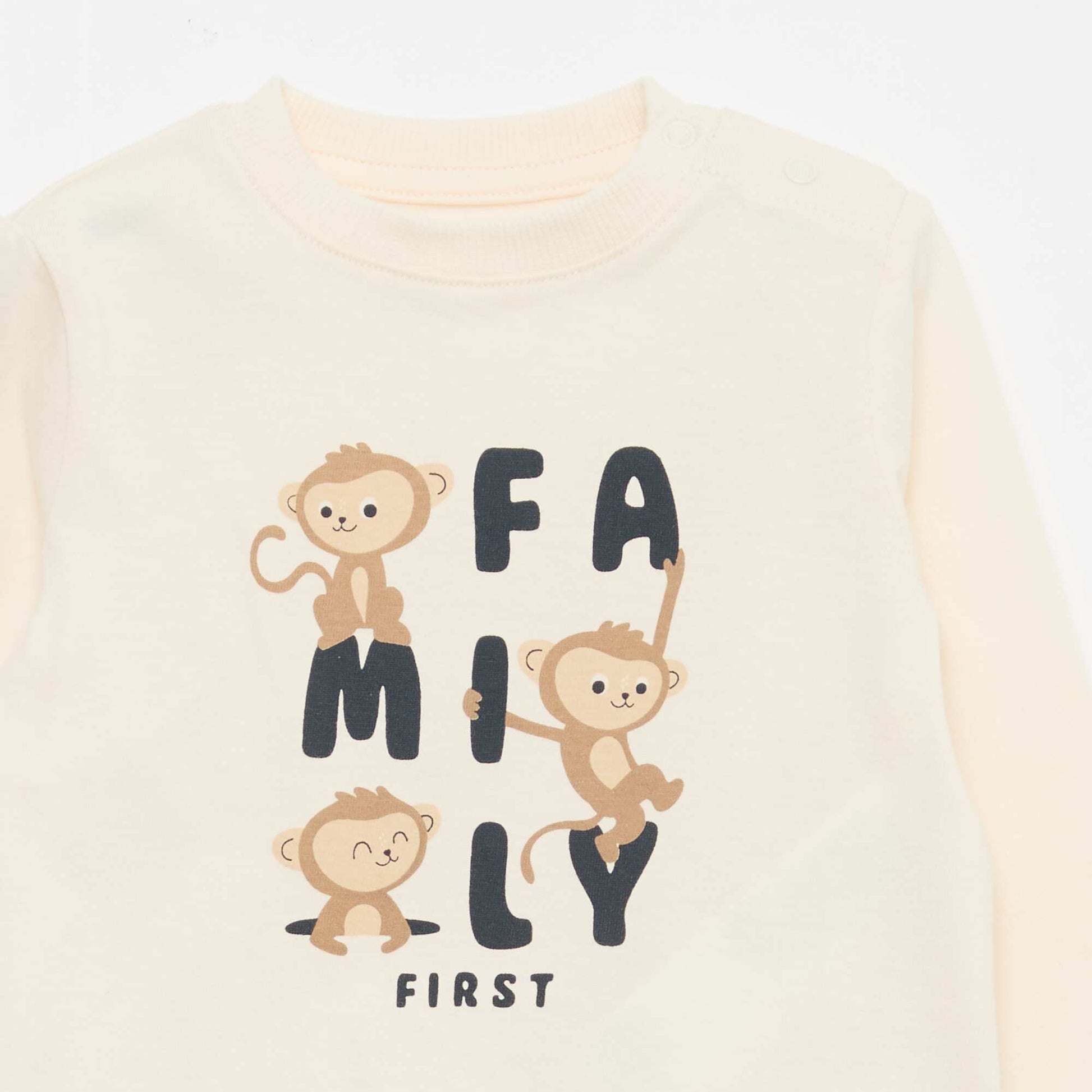 Ensemble t-shirt + pantalon - 2 pièces BEIGE