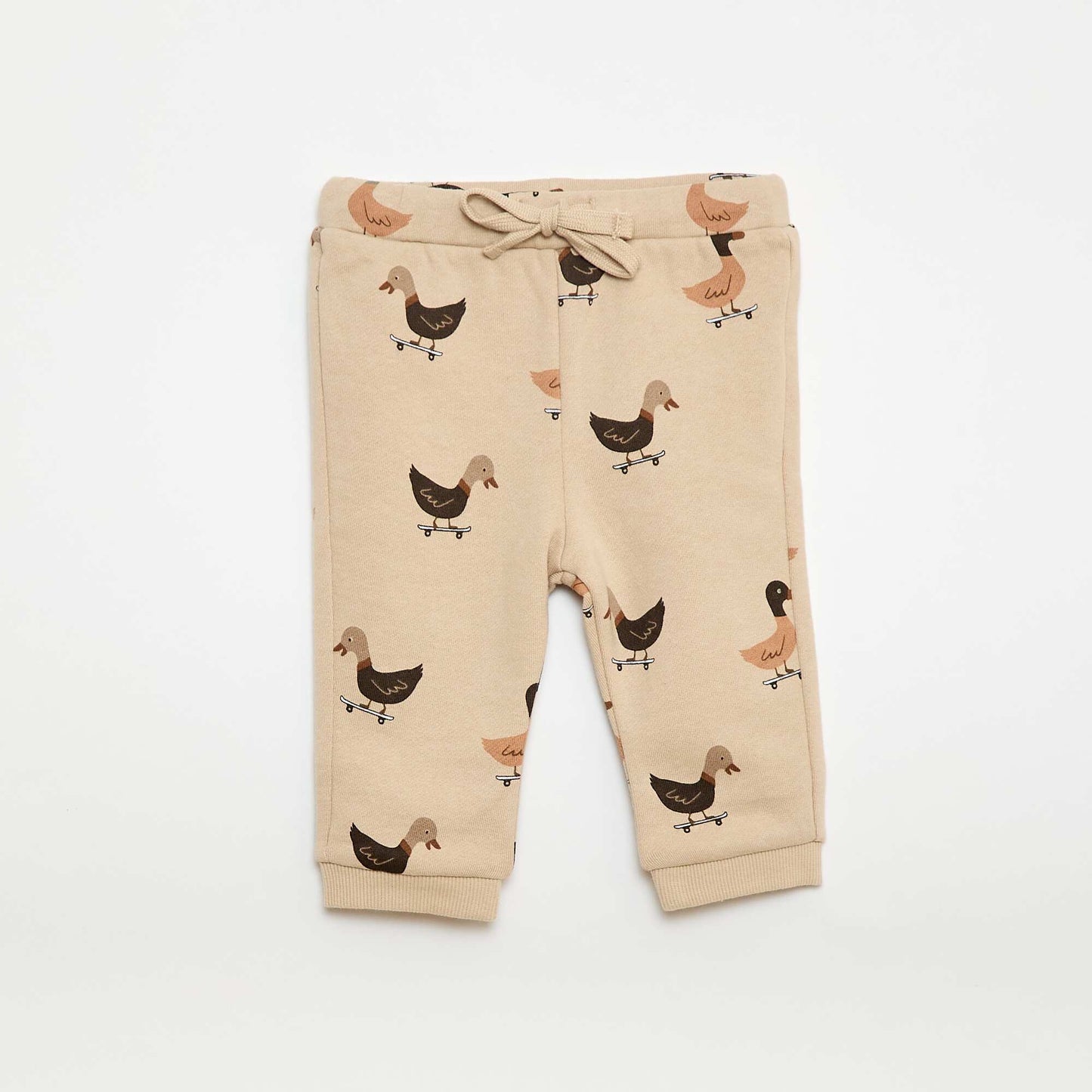Ensemble sweat + jogging imprimé fantaisie - 2 pièces BEIGE
