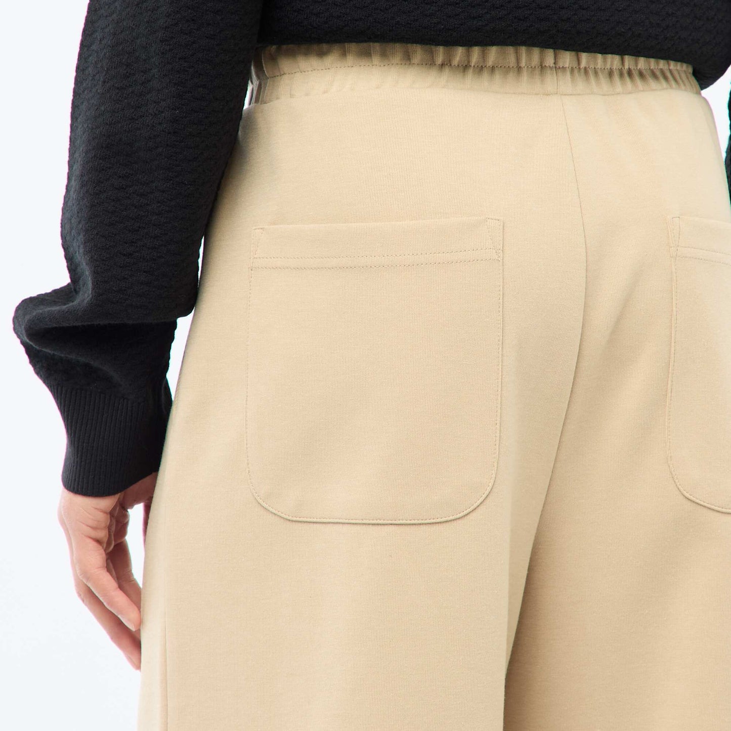 Pantalon large style jogging BEIGE