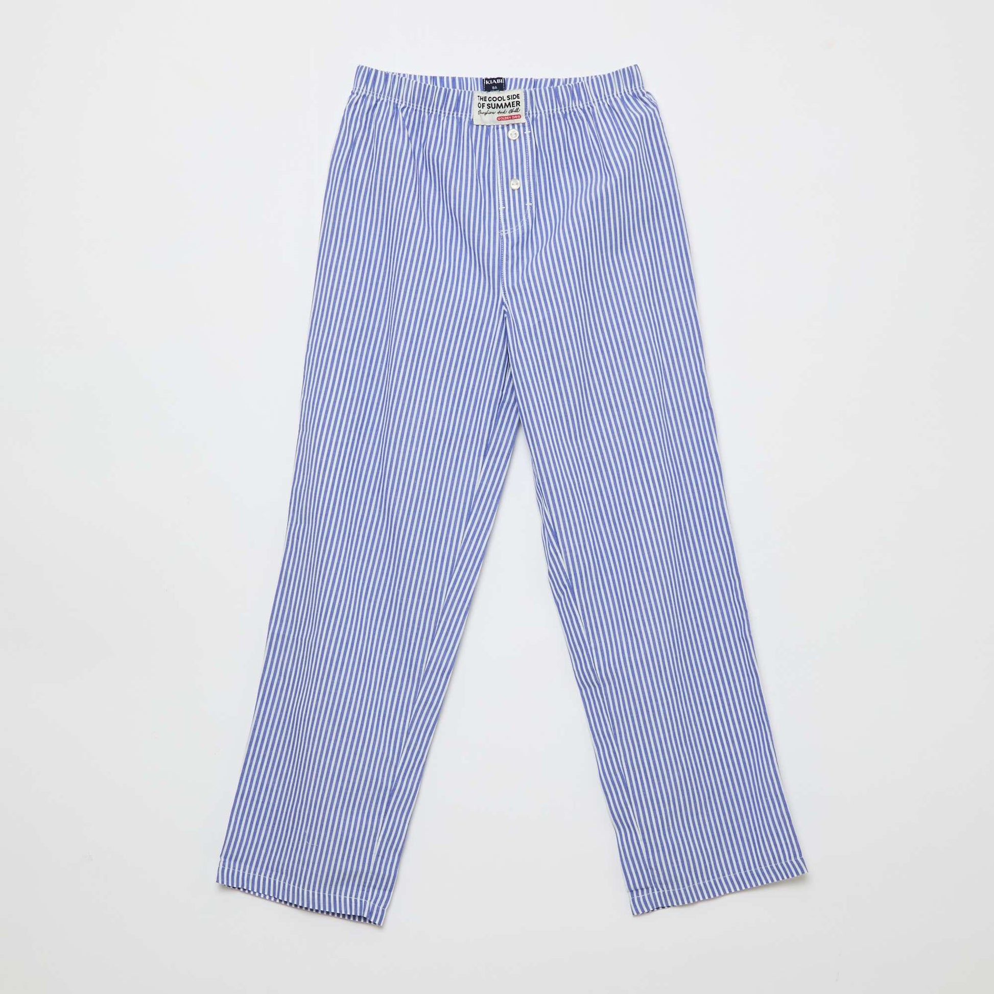 Ensemble pyjama en popeline - 2 pièces BLEU