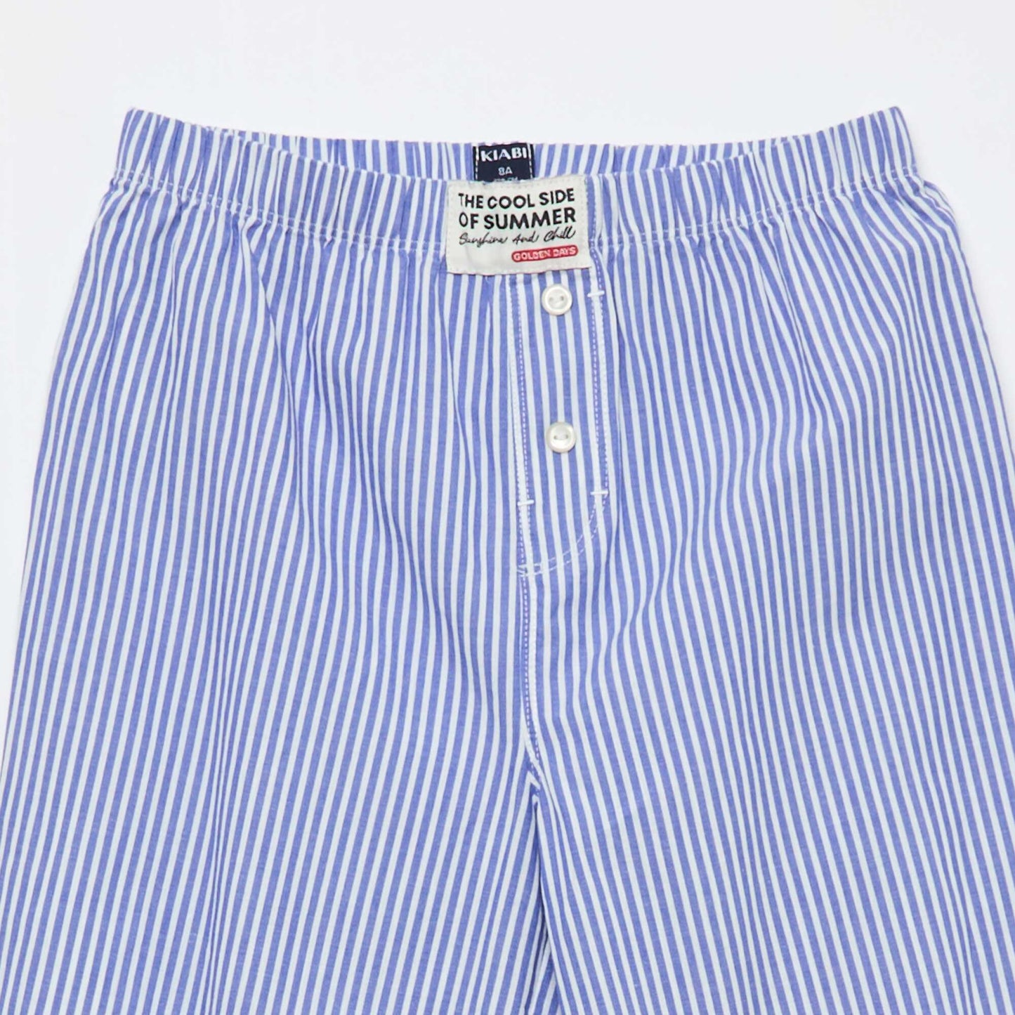 Ensemble pyjama en popeline - 2 pièces BLEU