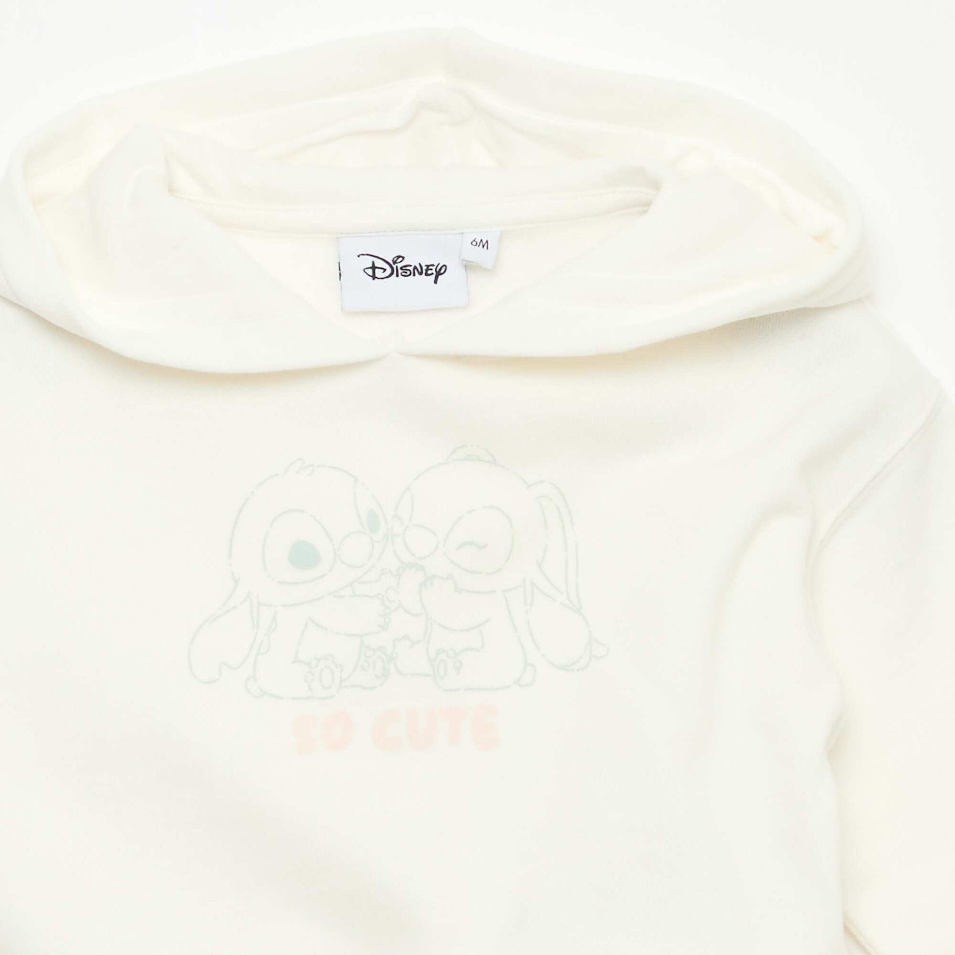 Ensemble sweat à capuche + legging 'Disney' BLANC/BLEU