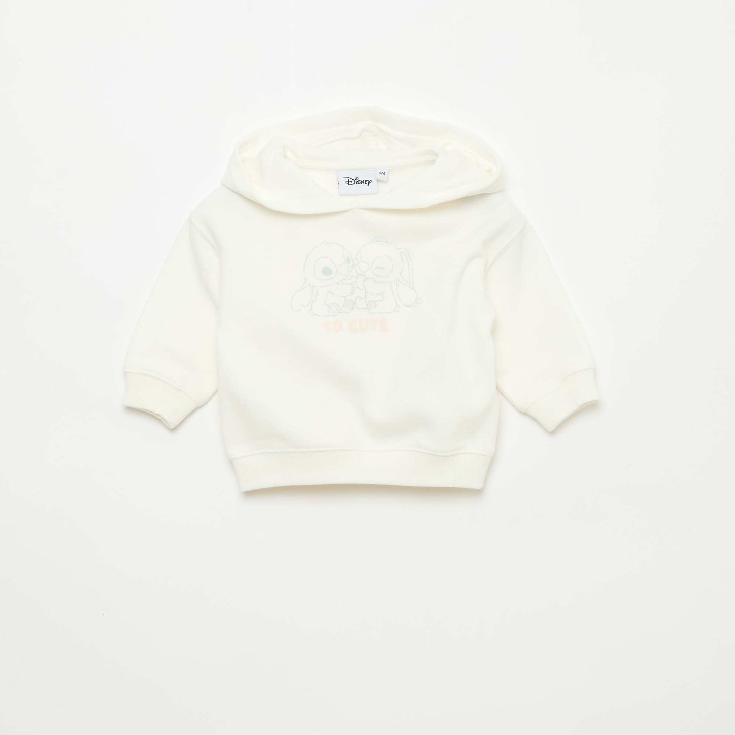 Ensemble sweat à capuche + legging 'Disney' BLANC/BLEU
