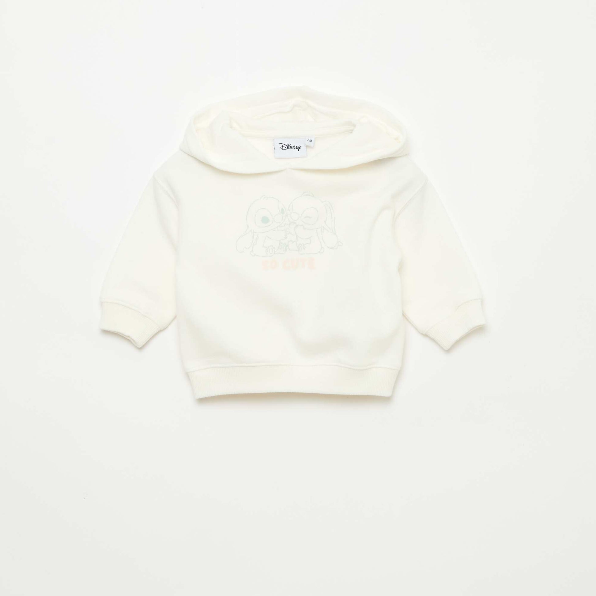 Ensemble sweat à capuche + legging 'Disney' BLANC/BLEU