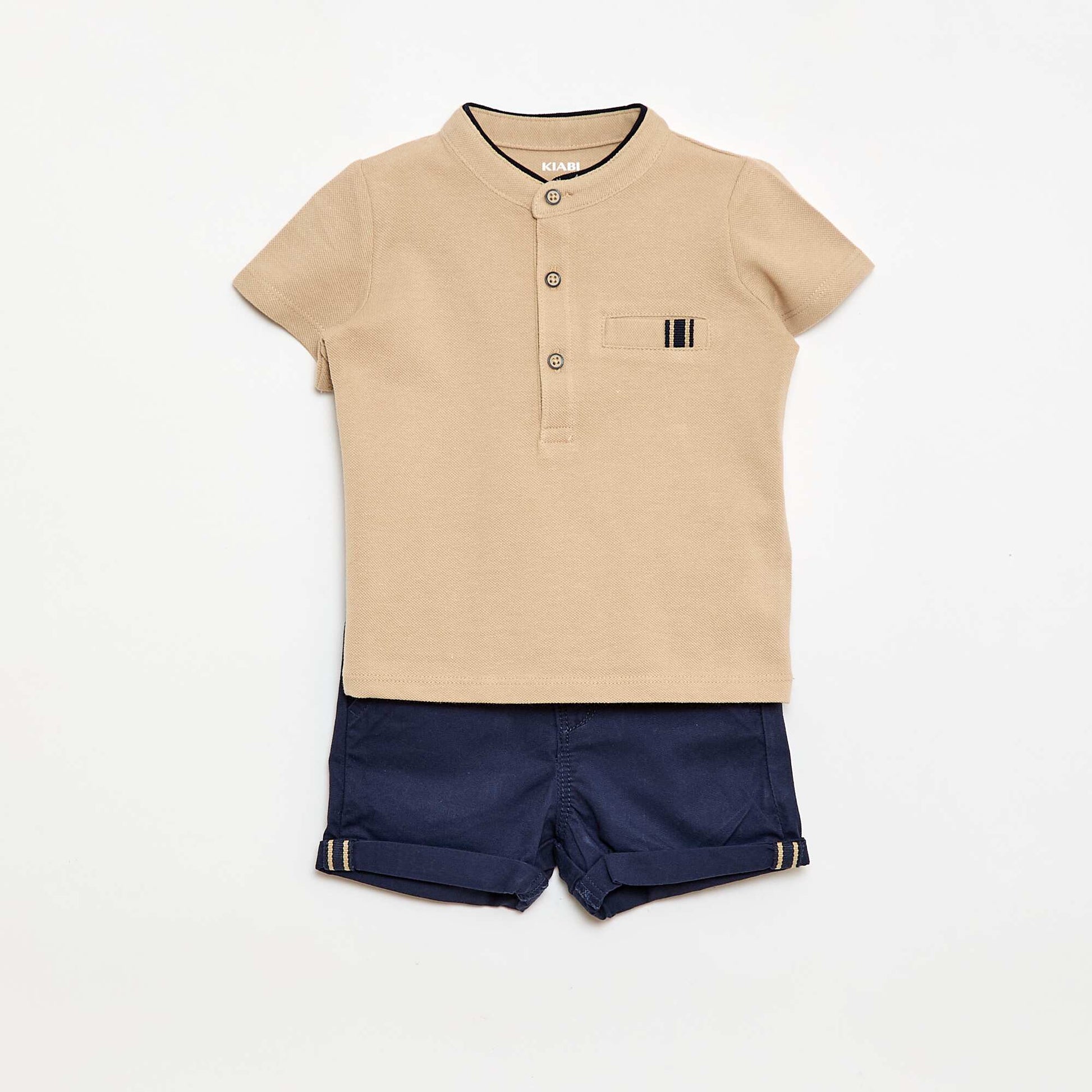 Ensemble polo + short - 2 pièces BEIGE