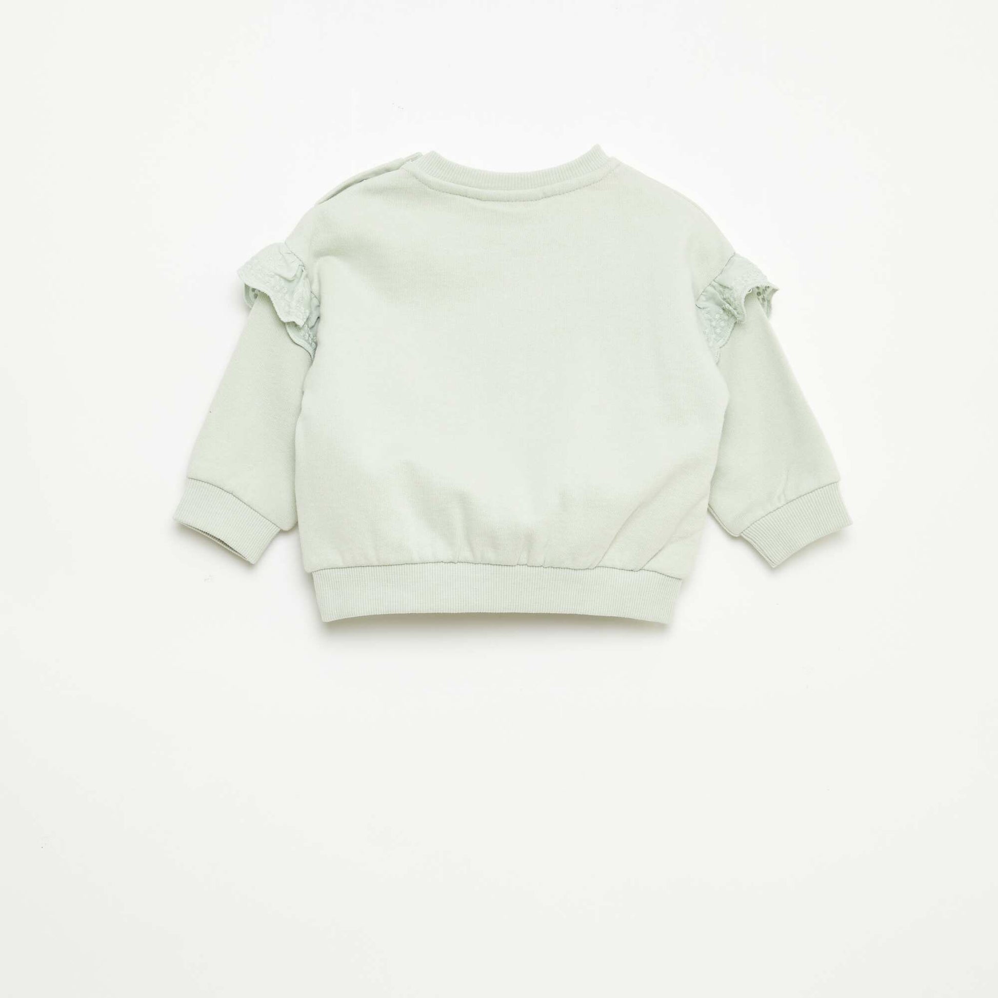 Sweat 'Minnie' 'Disney' avec volants aux emmanchures VERT