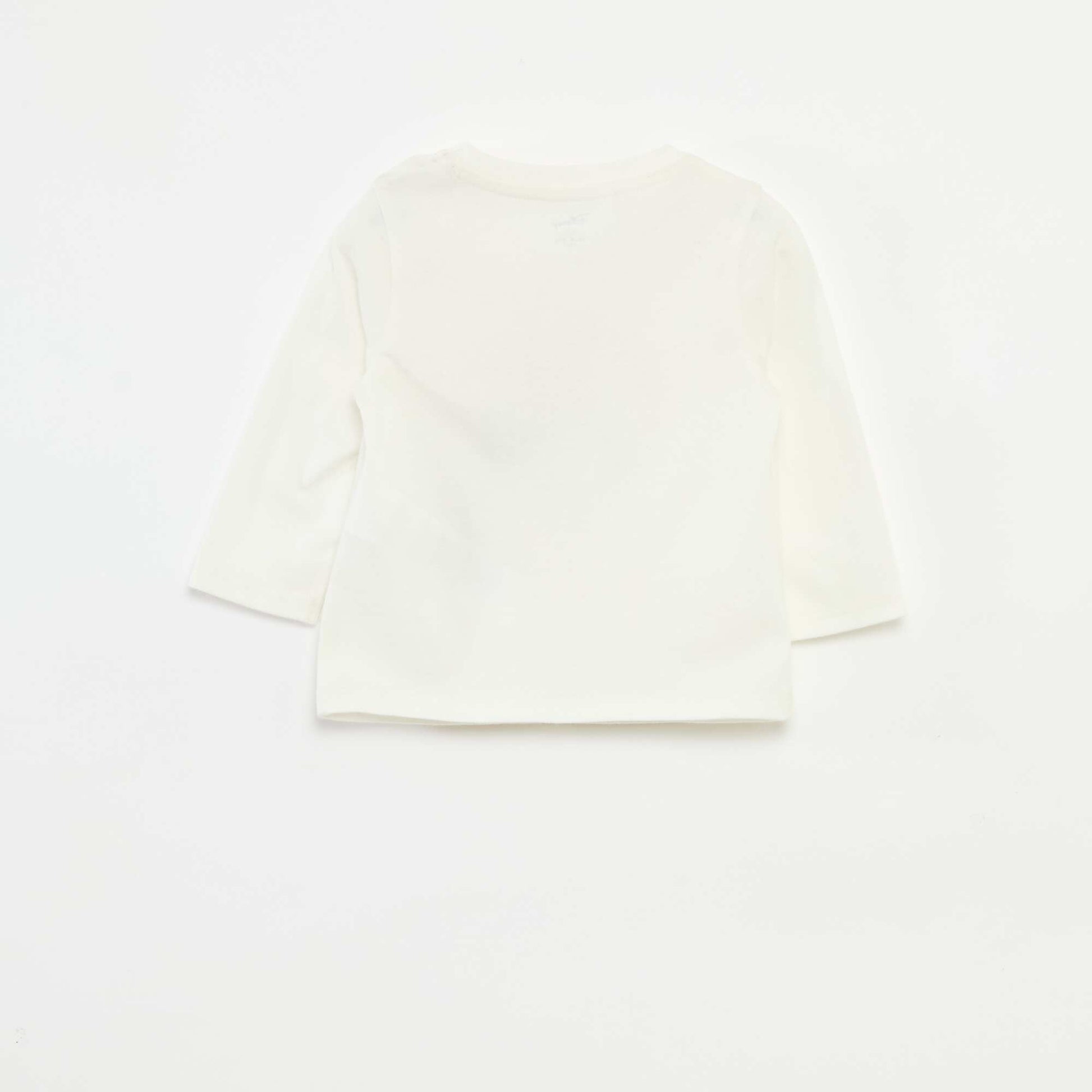 T-shirt imprimé 'Minnie' à manches longues BLANC