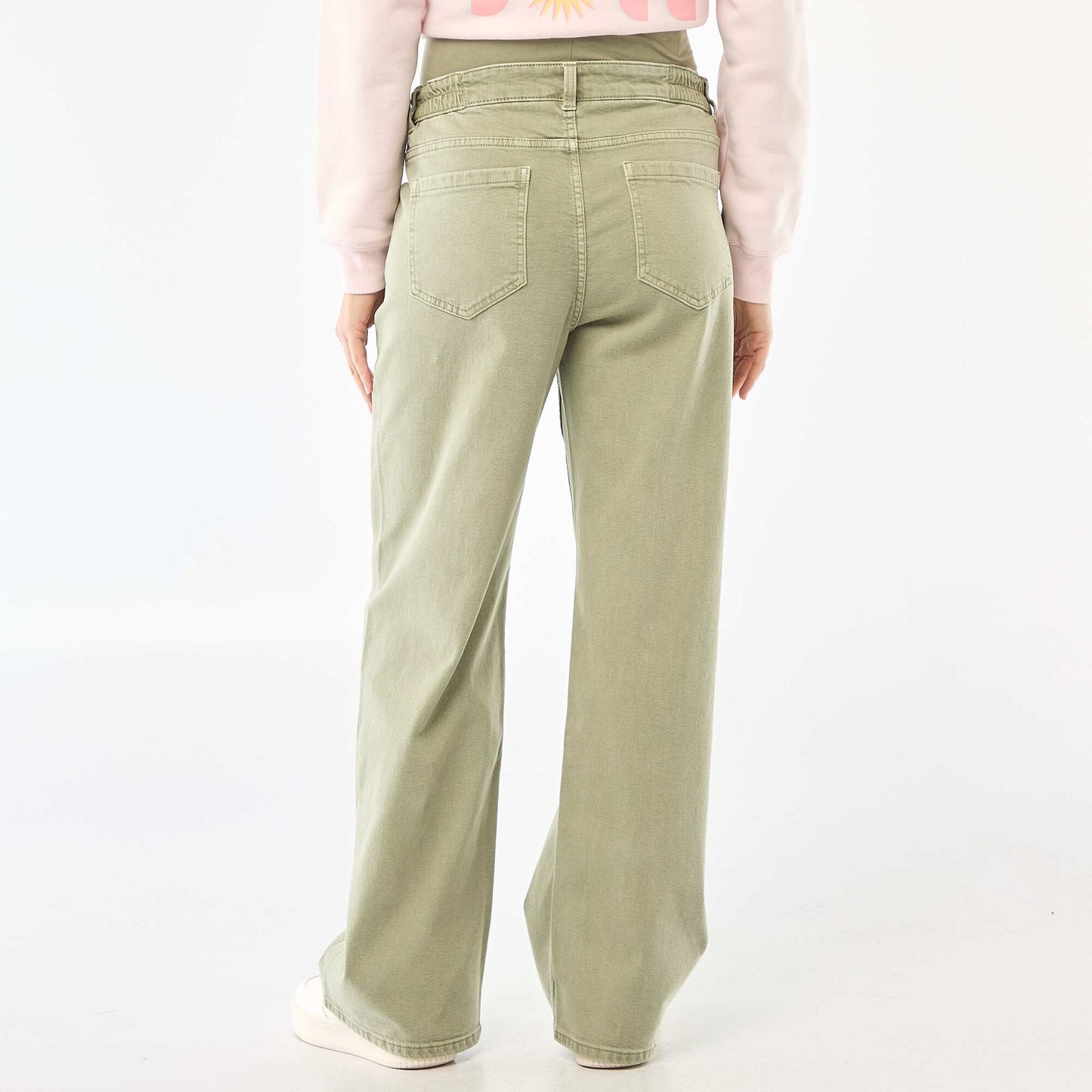 Pantalon de maternité wide leg KAKI