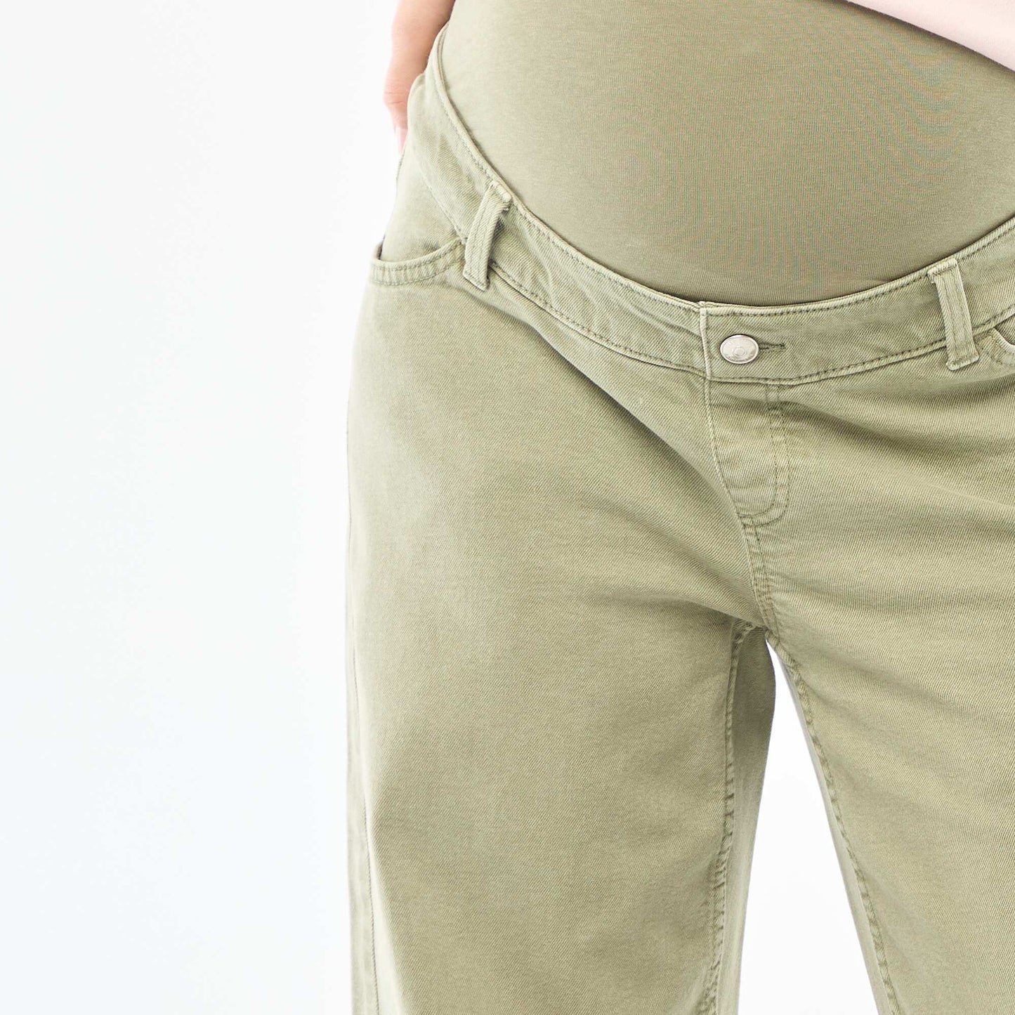 Pantalon de maternité wide leg KAKI