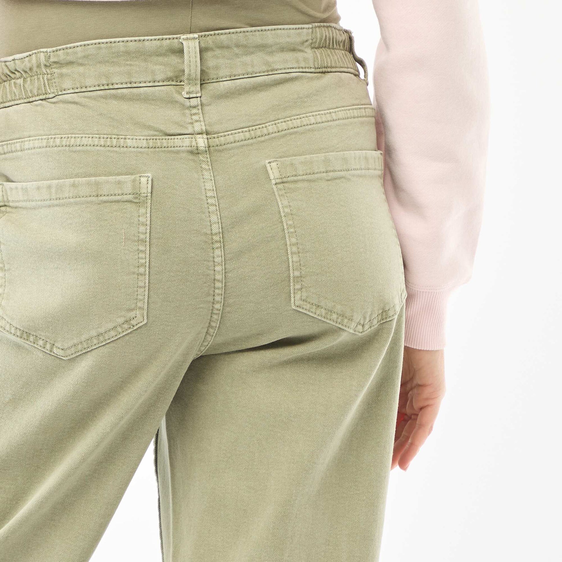 Pantalon de maternité wide leg KAKI