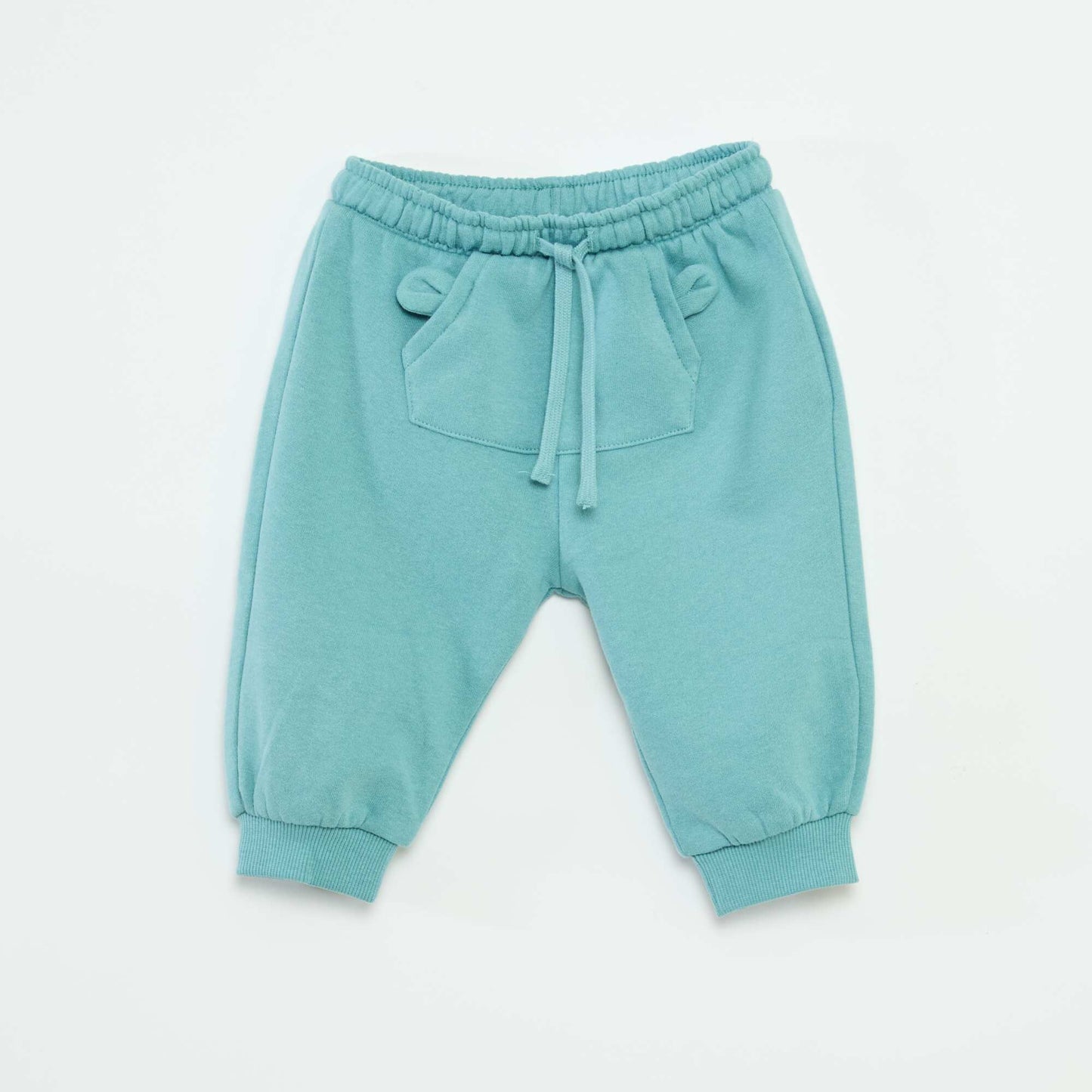 Jogging en molleton avec poche kangourou avec oreilles fantaisies BLEU