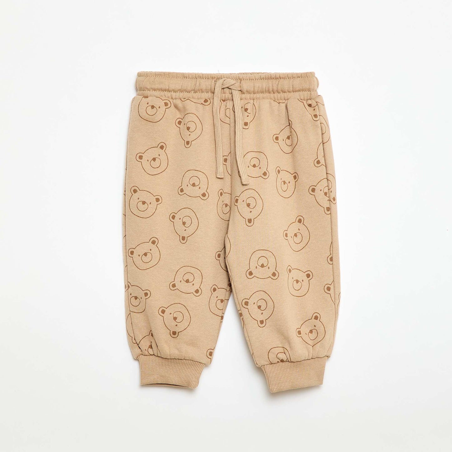 Jogging en molleton fantaisie BEIGE