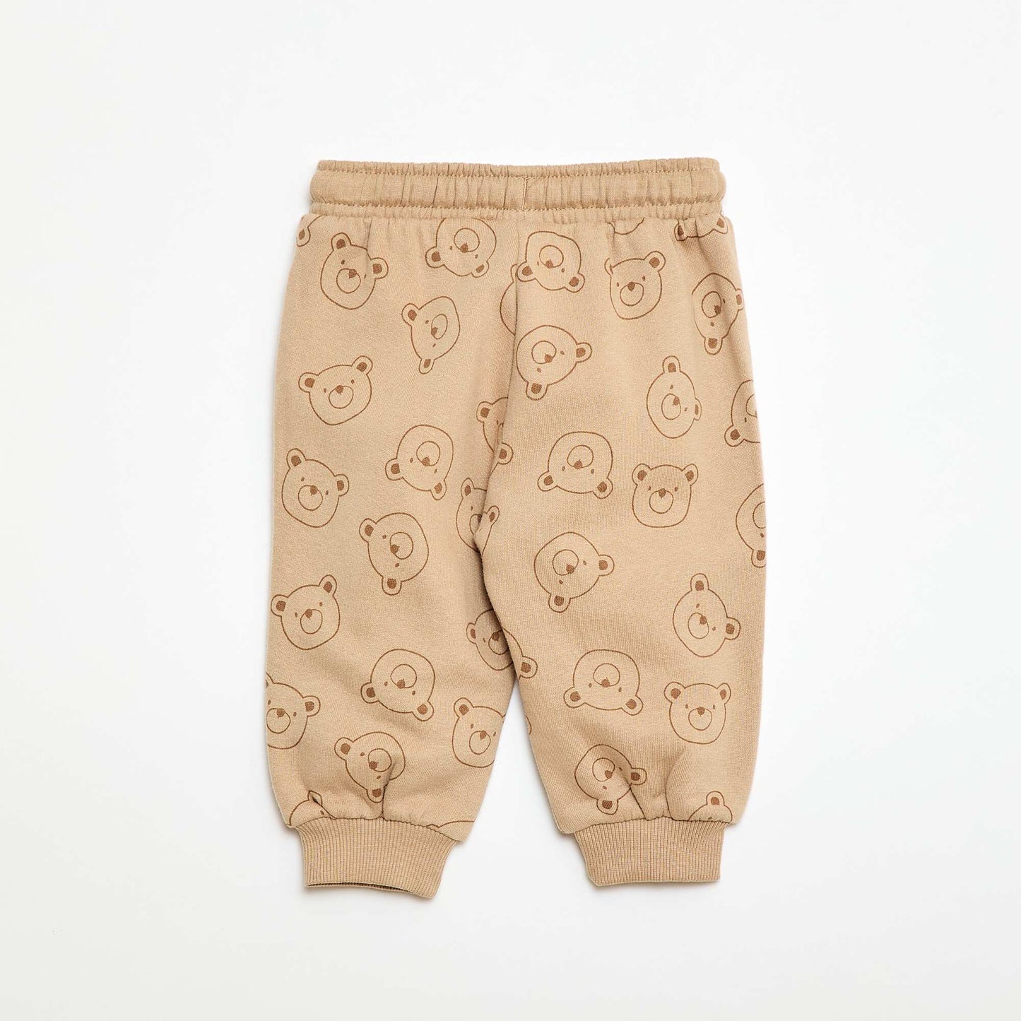 Jogging en molleton fantaisie BEIGE