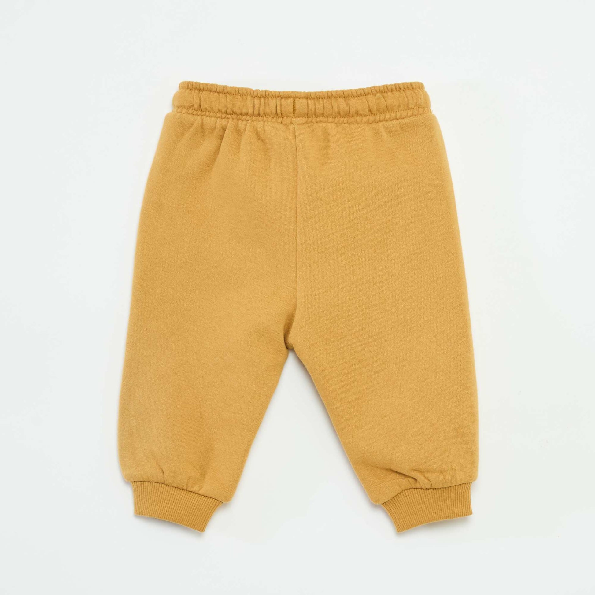 Jogging en molleton avec poche kangourou avec oreilles fantaisies BEIGE